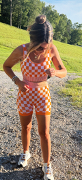 Checkerboard Neyland Biker Set