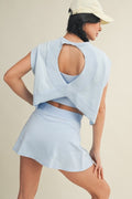 Mineral Wash Open Back Top