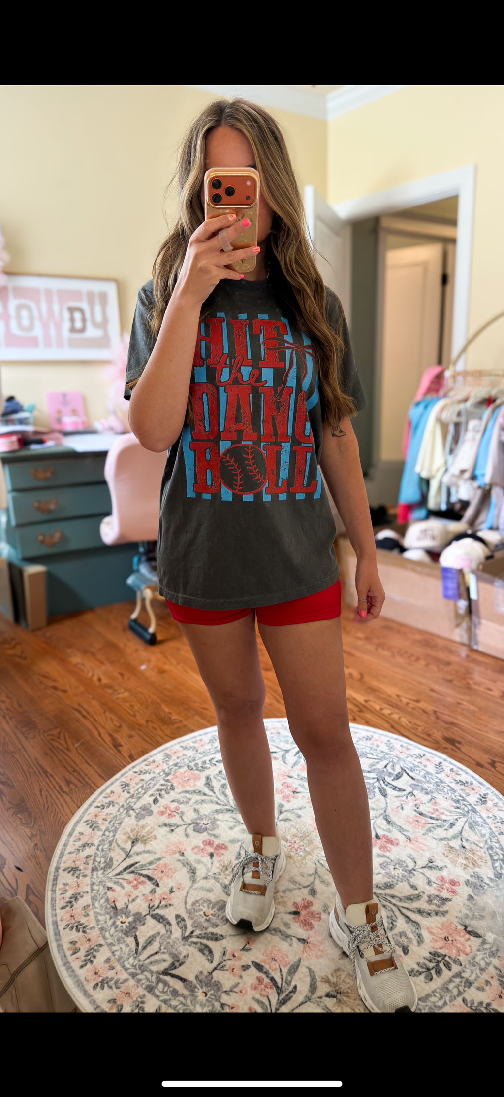Hit The Dang Ball graphic tee