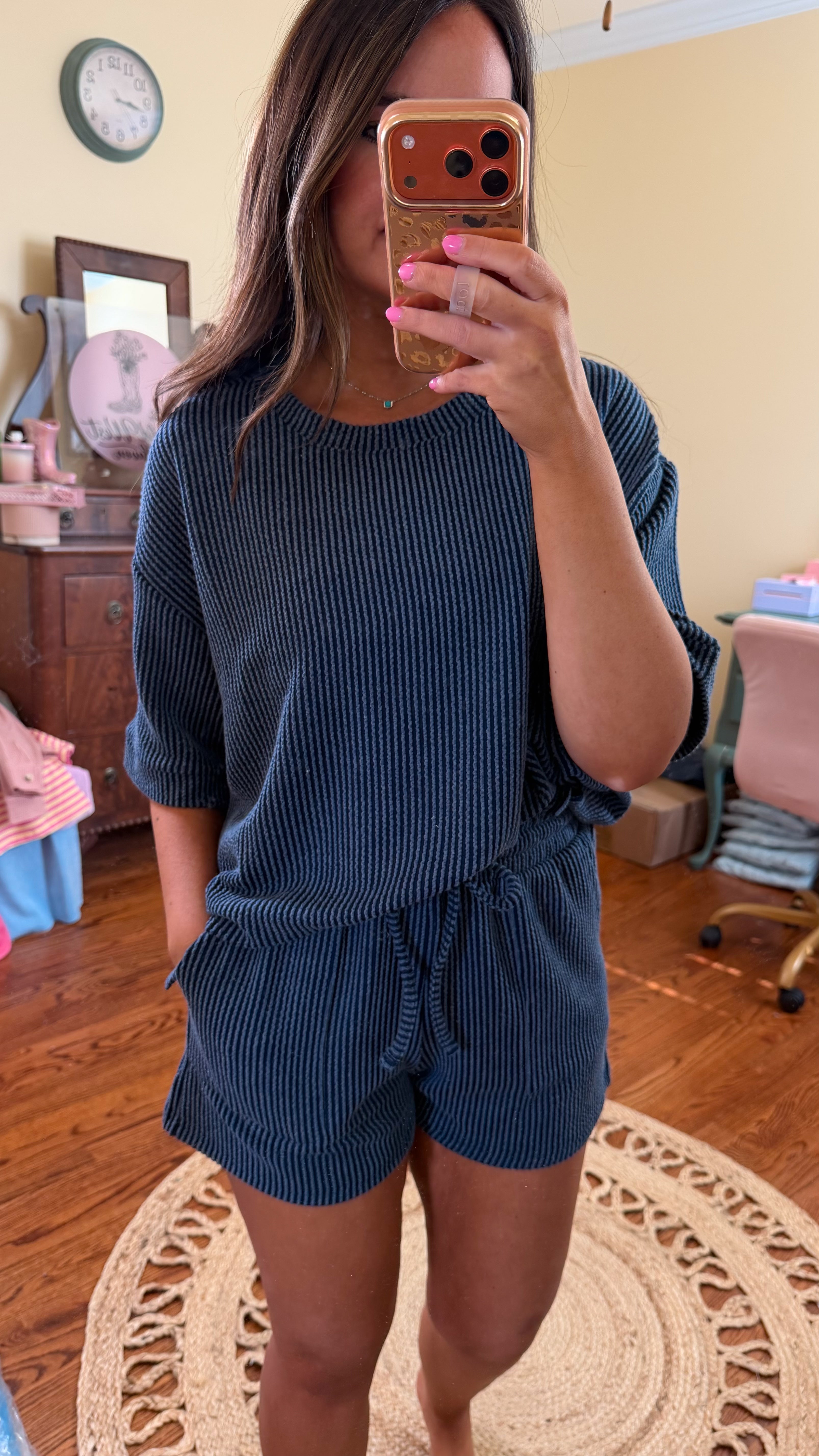 Sweet and Simple Ribbed Set