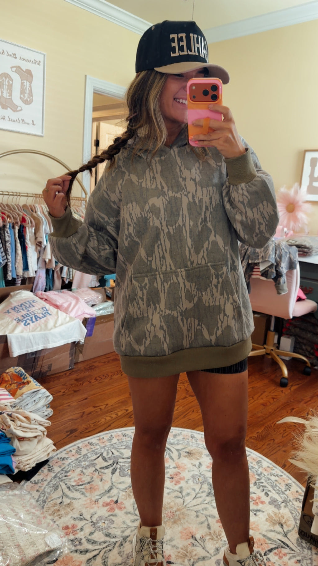 Birdie Bottomland Camo Hoodie