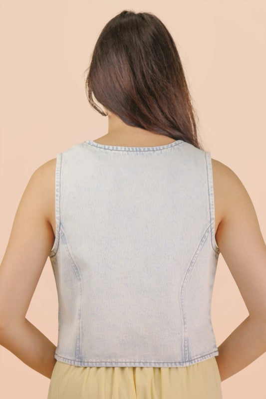 Honky Tonk Denim Vest