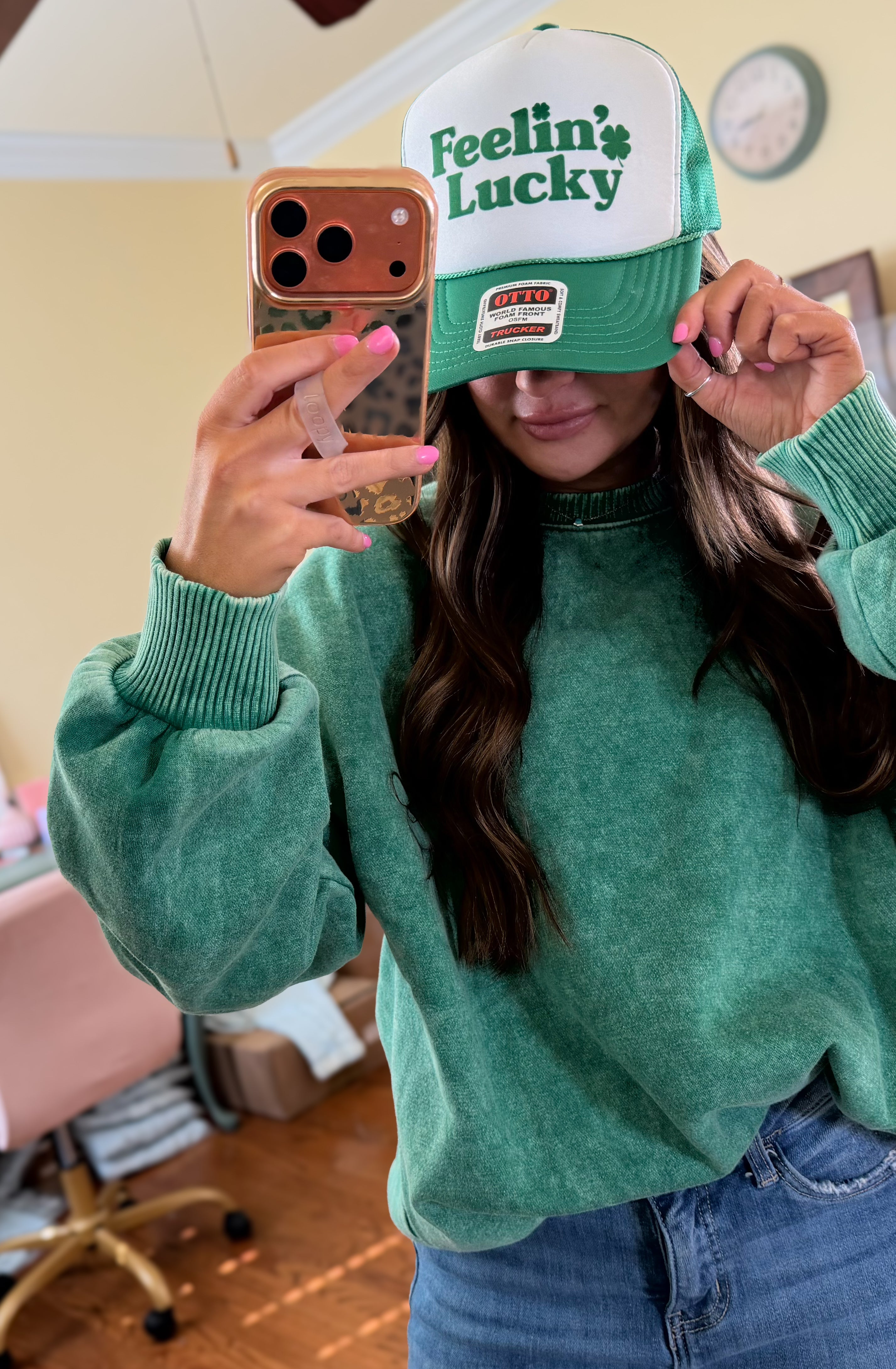 Feelin Lucky Trucker Hat