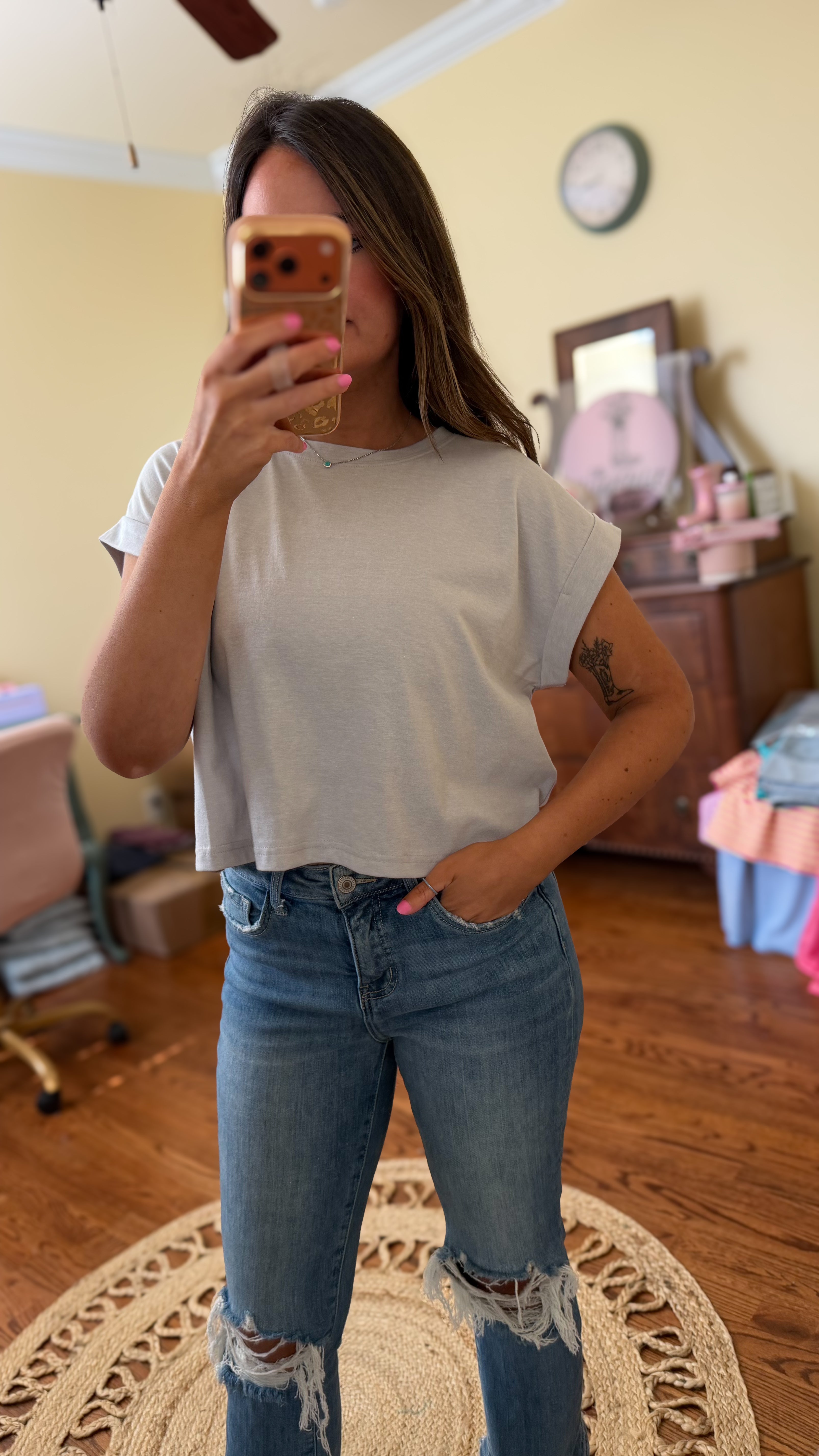 The Effortless Crop Tee