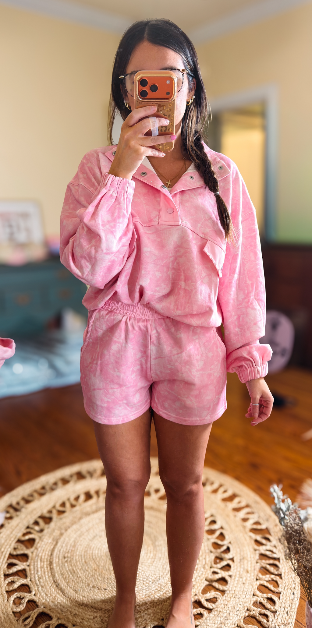 Pink Camo Lounge Set