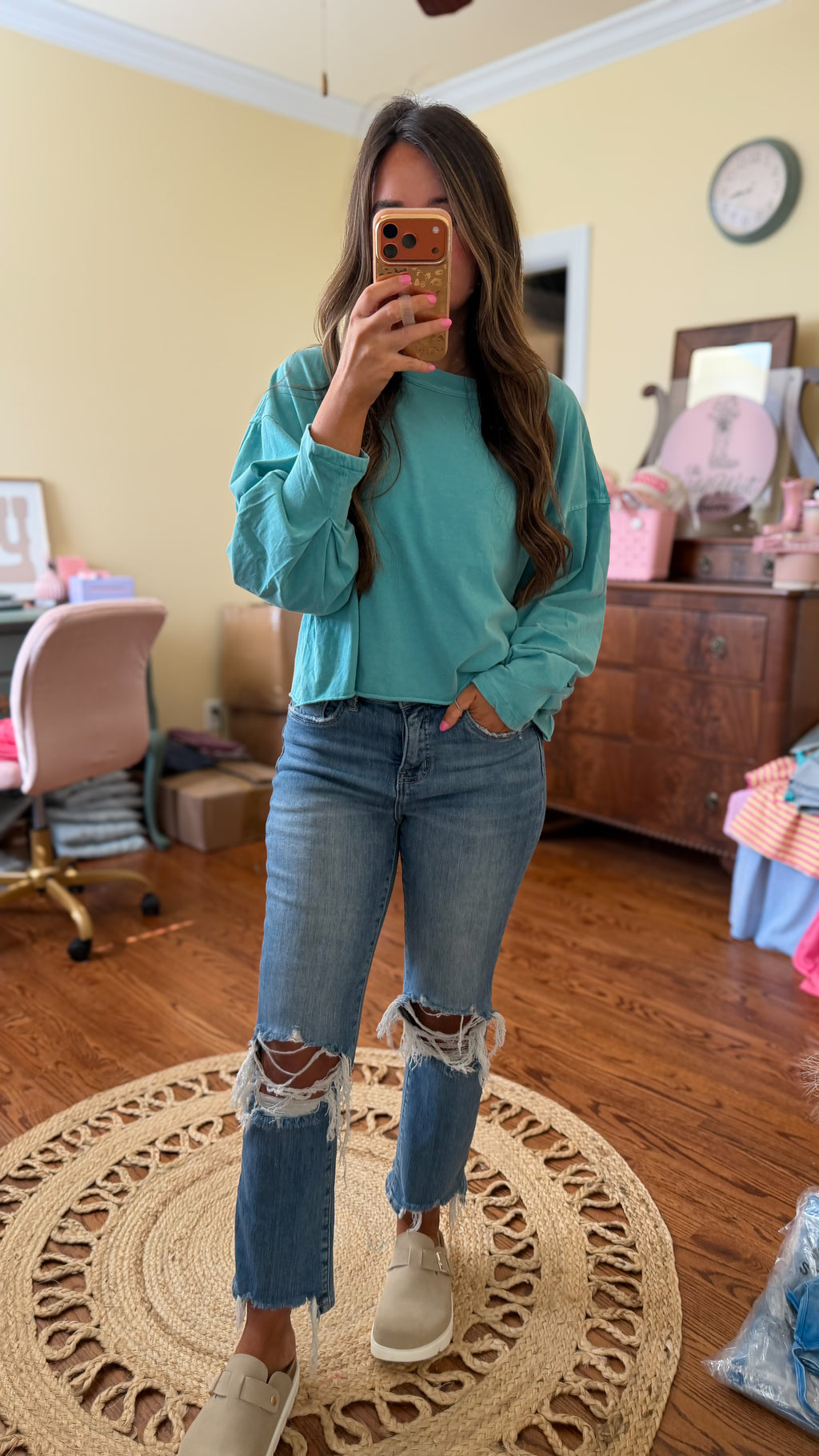 The Lived In Basic Long Sleeve Top