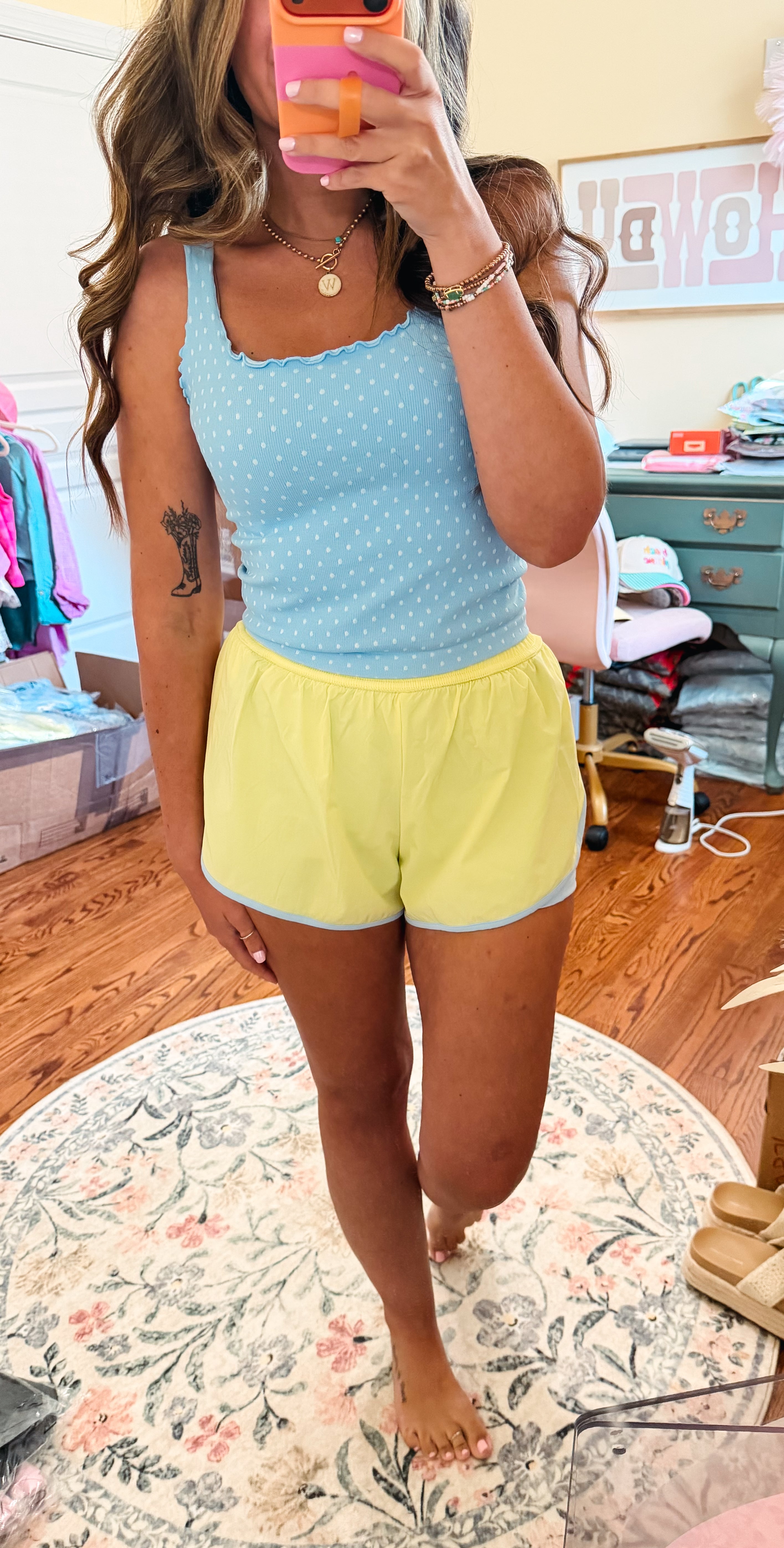 Lemon Drop Active Shorts