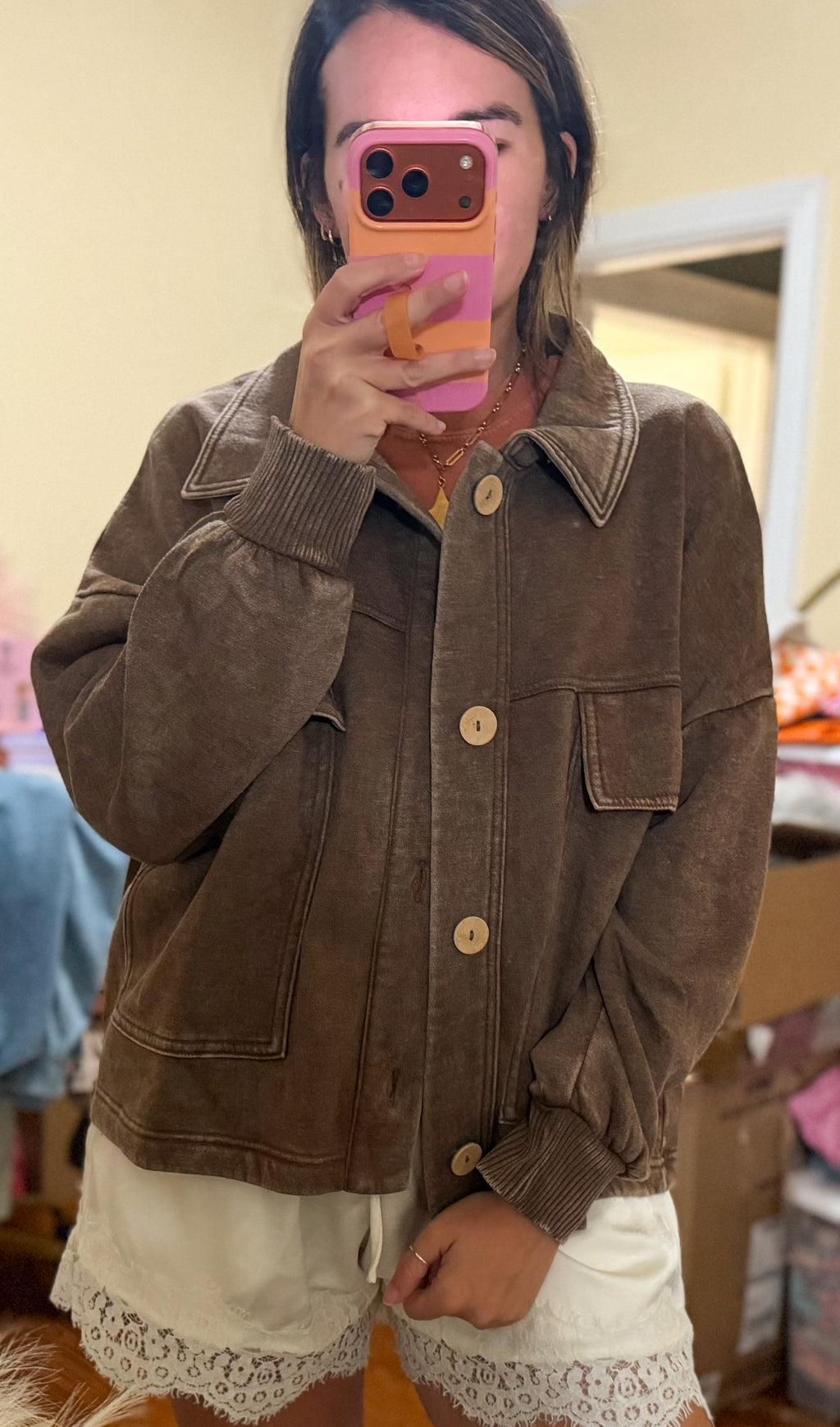 Whiskey River Shacket