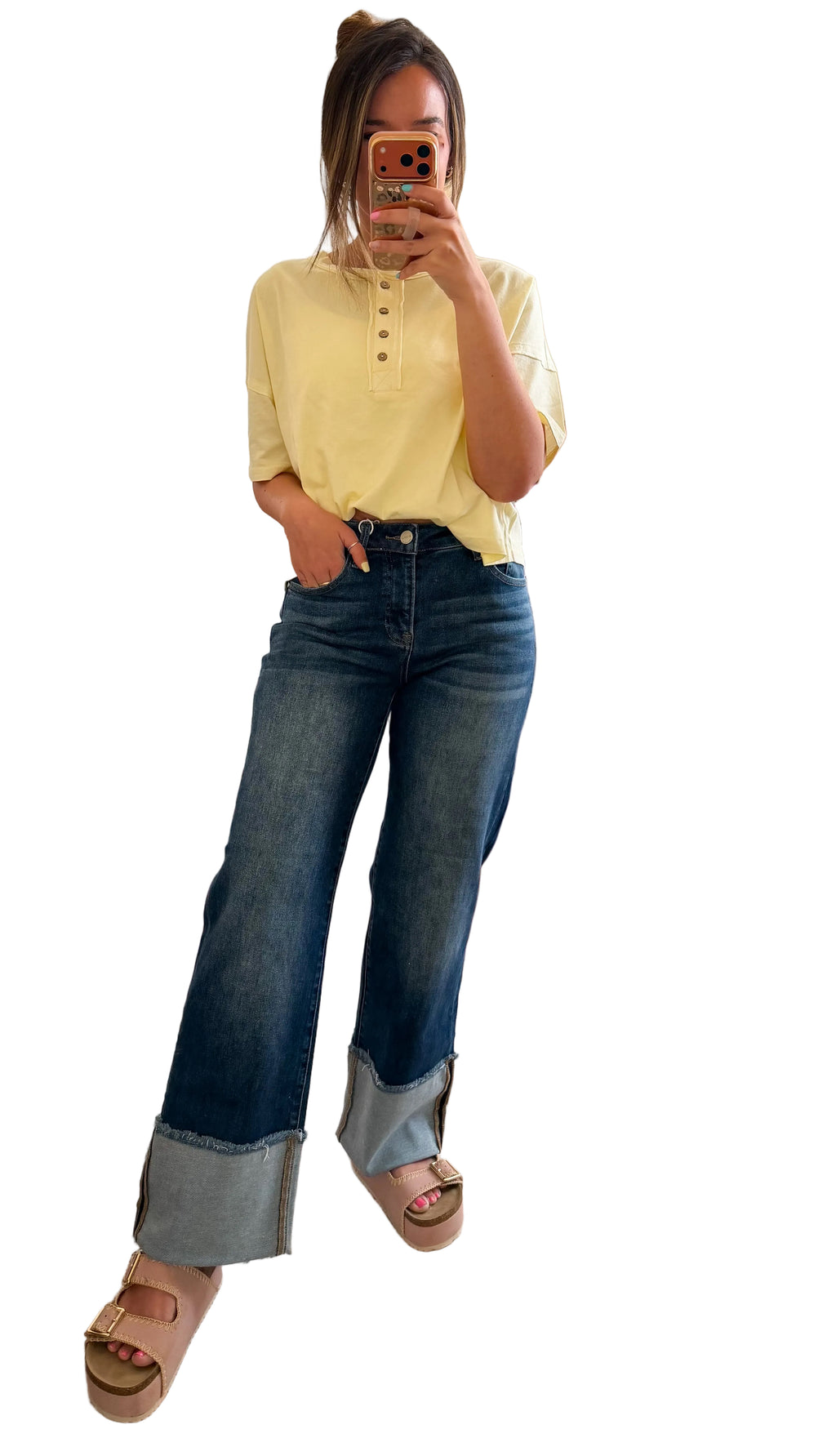 Sunwashed Henley Top