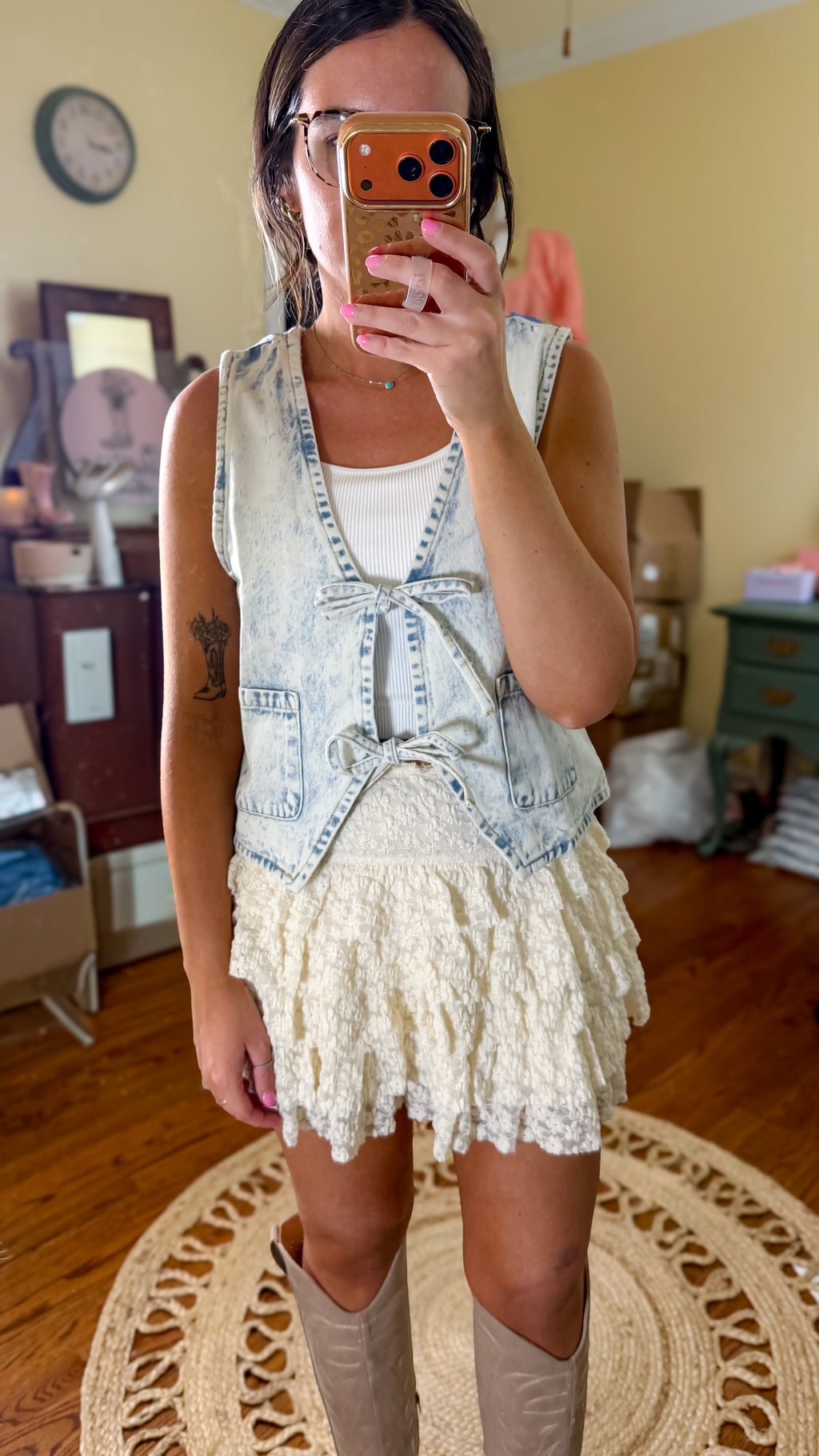 Honky Tonk Denim Vest