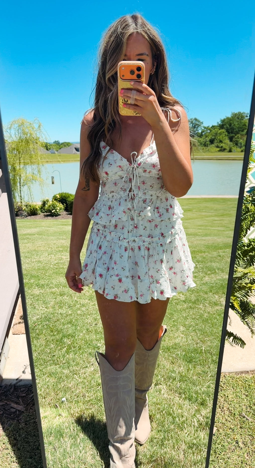 Wide Open Spaces Floral Top