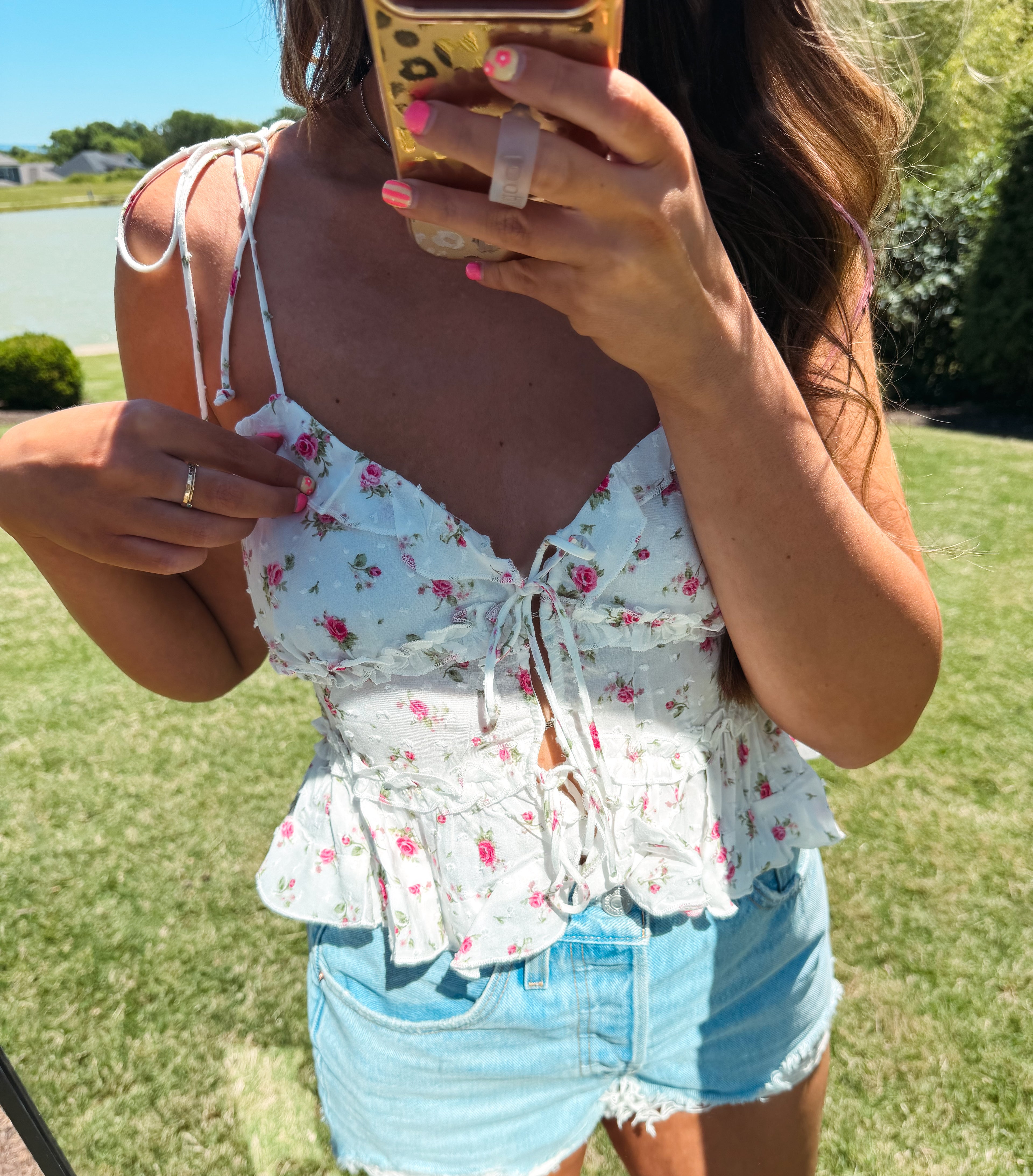 Wide Open Spaces Floral Top