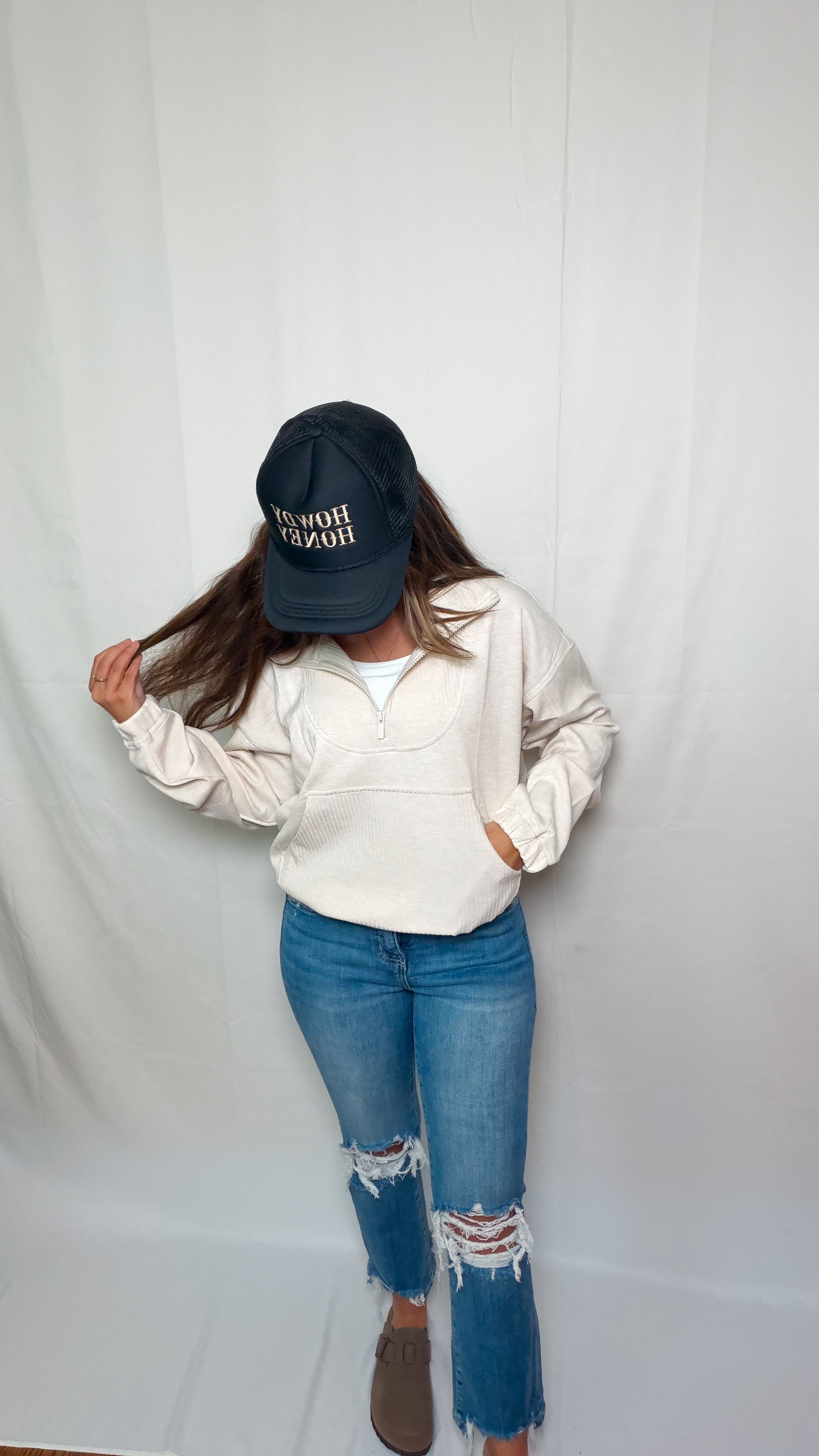 Ribbed Scuba Pullover