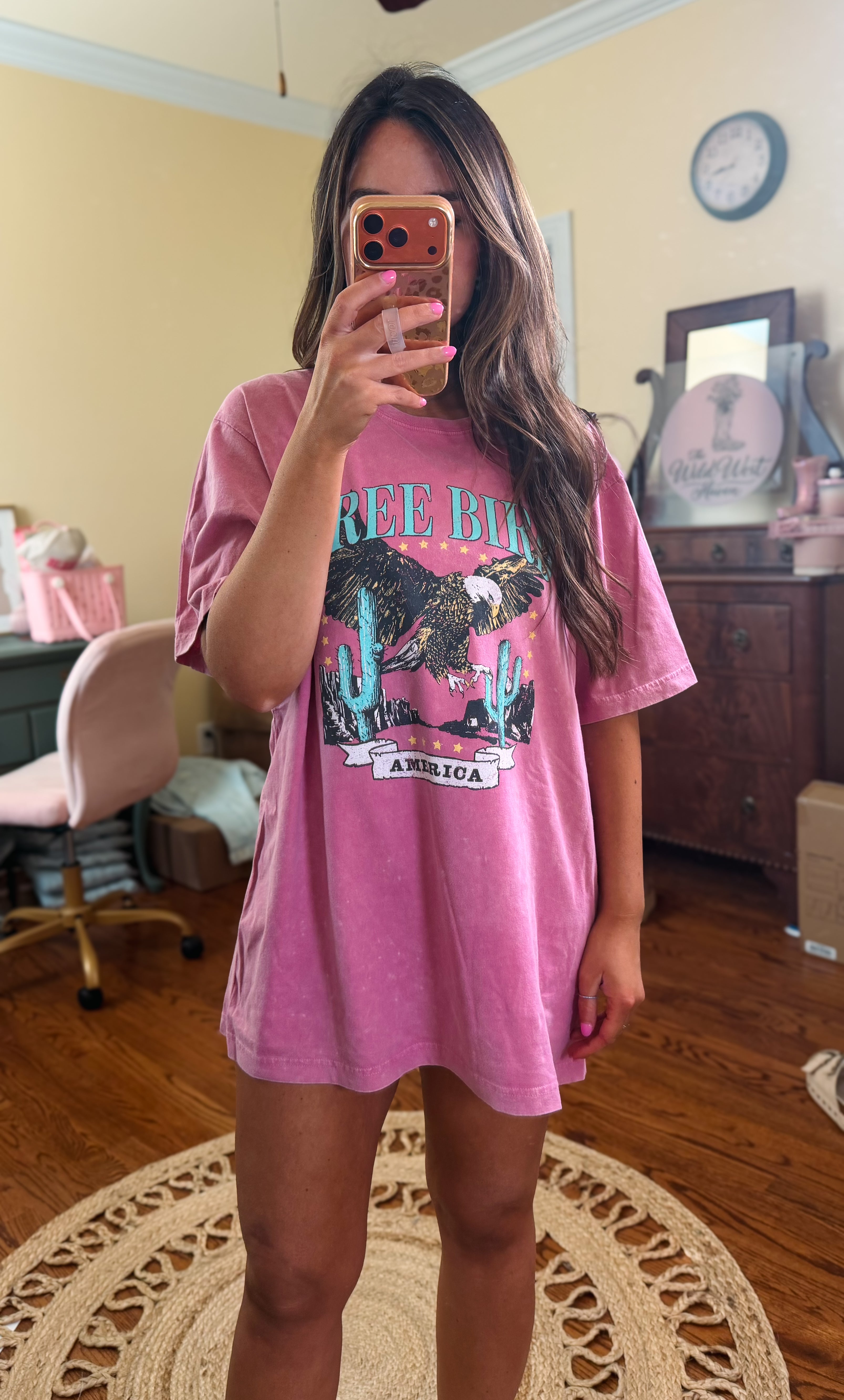 Freebird oversized graphic tee