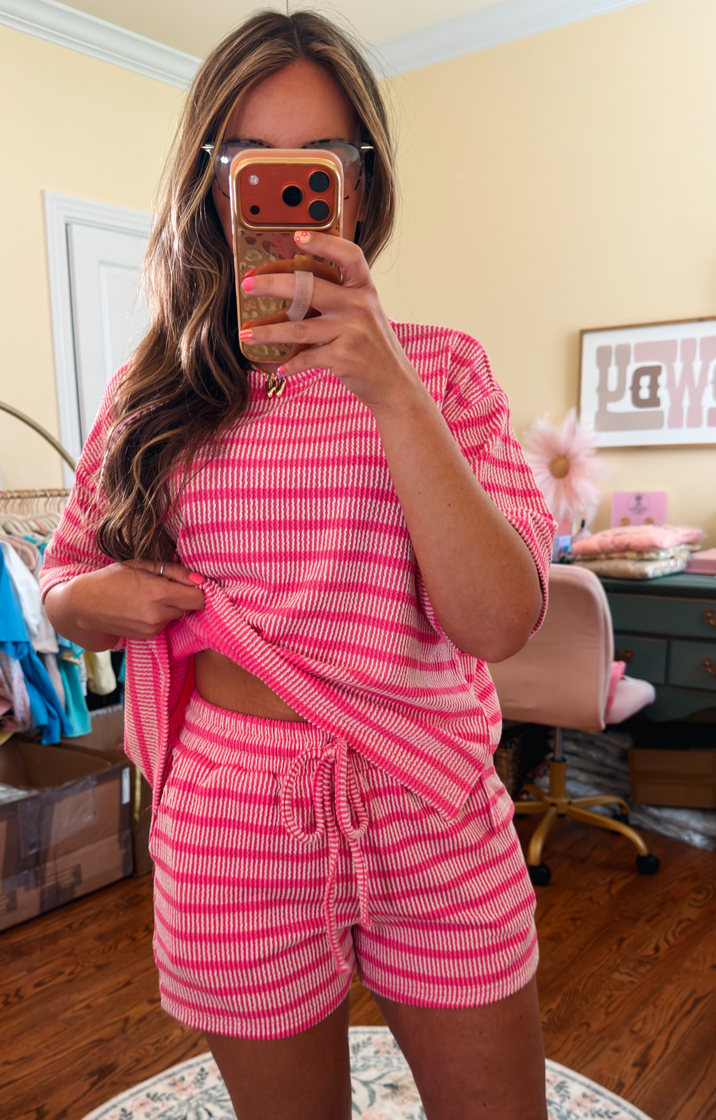 Sweet and Simple Striped Set - multiple colors