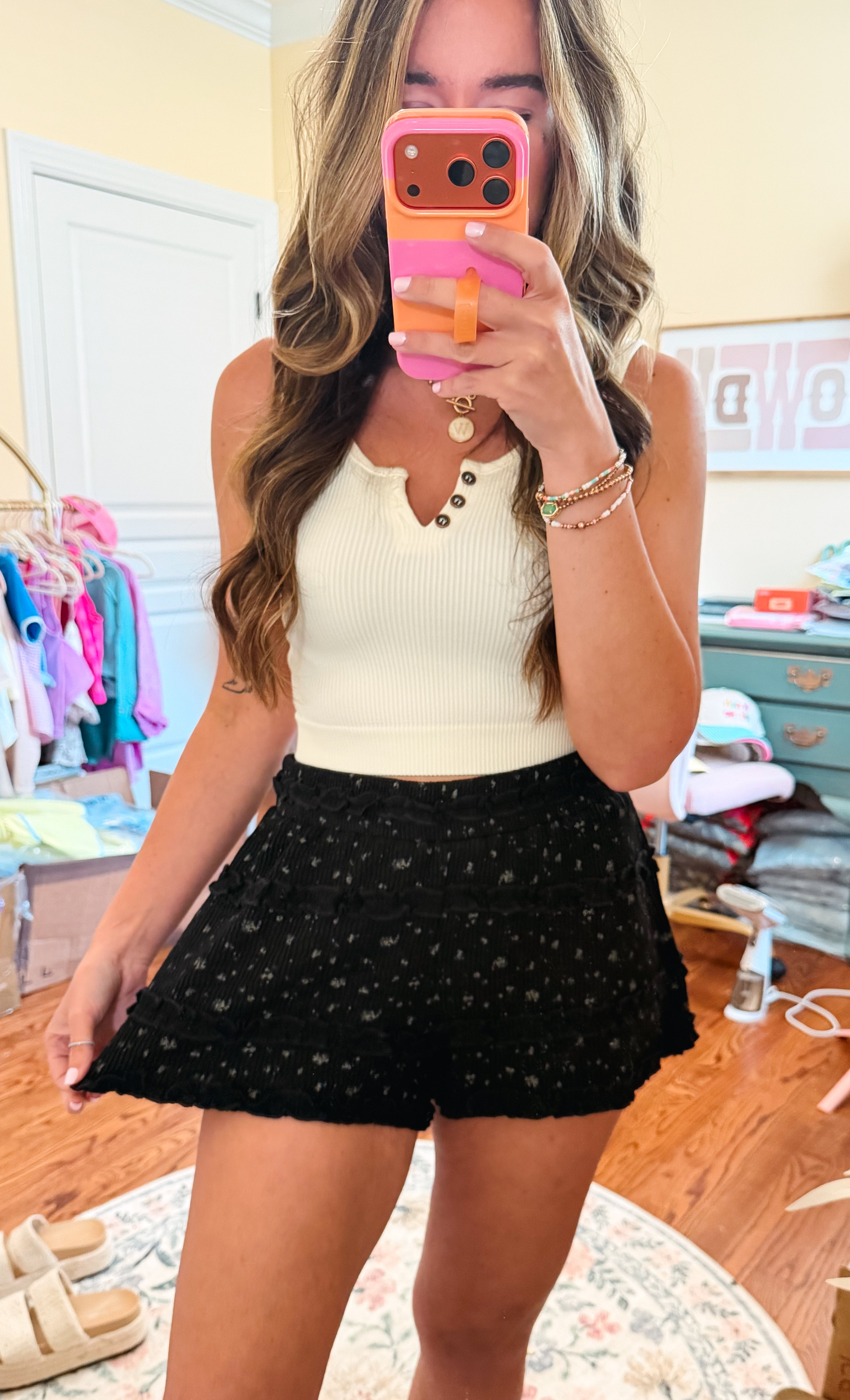 Midnight Meadow Shorts