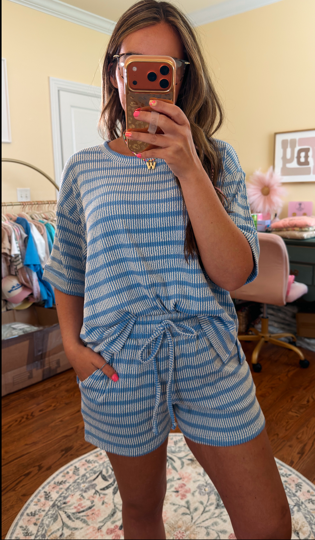 Sweet and Simple Striped Set - multiple colors