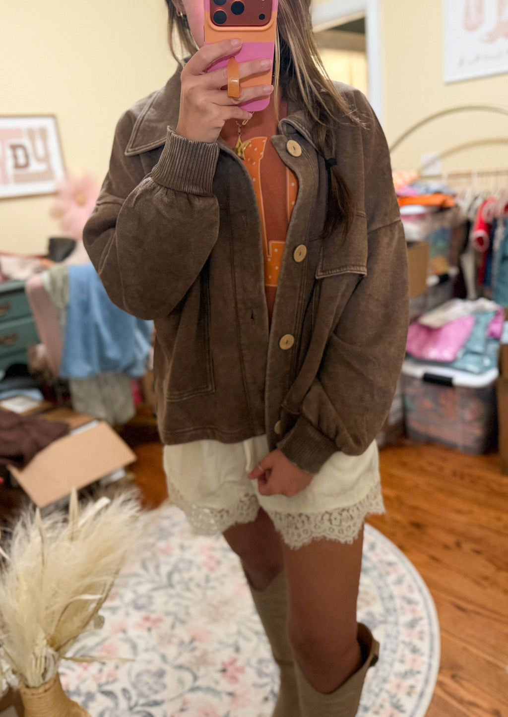 Whiskey River Shacket