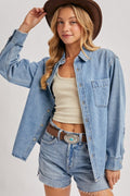 Kickoff Denim Shacket