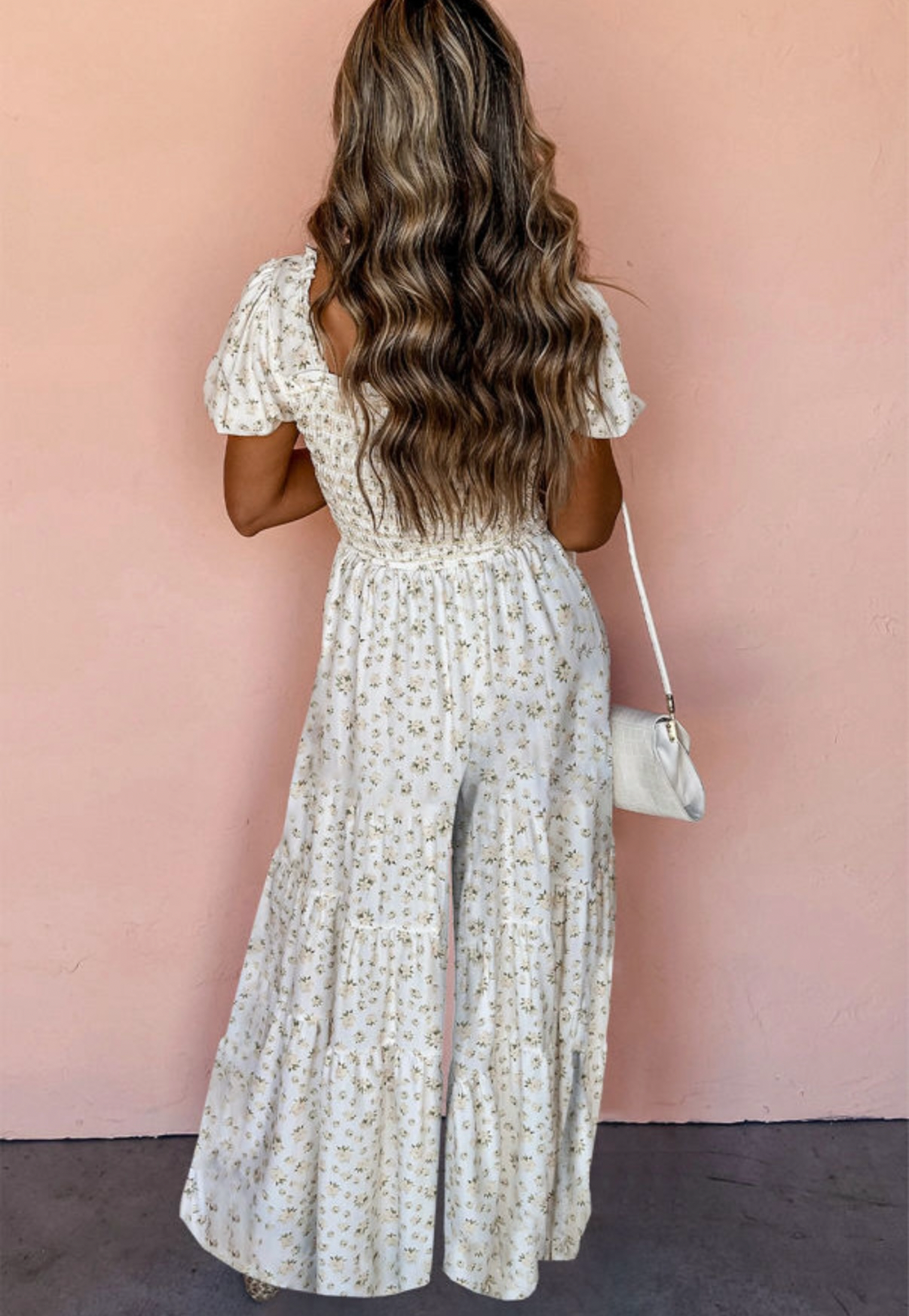 Blossom Bliss Smocked Floral Jumpsuit
