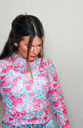 Wild Bloom Mesh Top