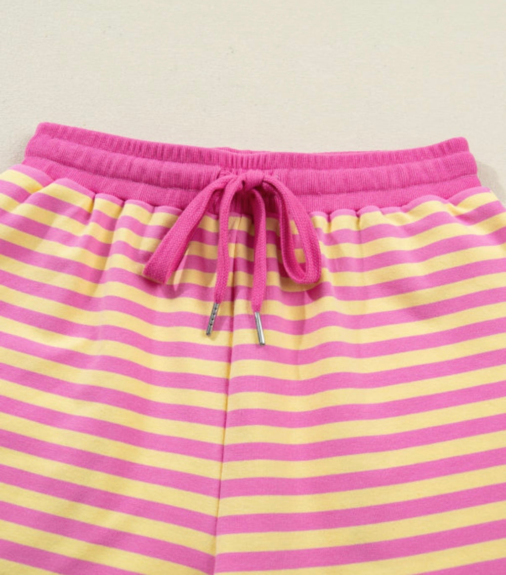 Pink Lemonade Striped Set