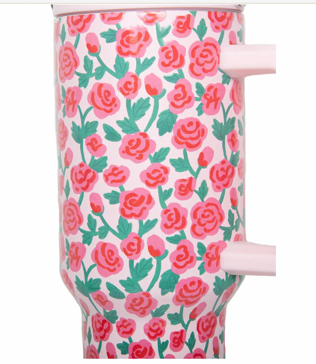 Whimsical Roses Tumbler