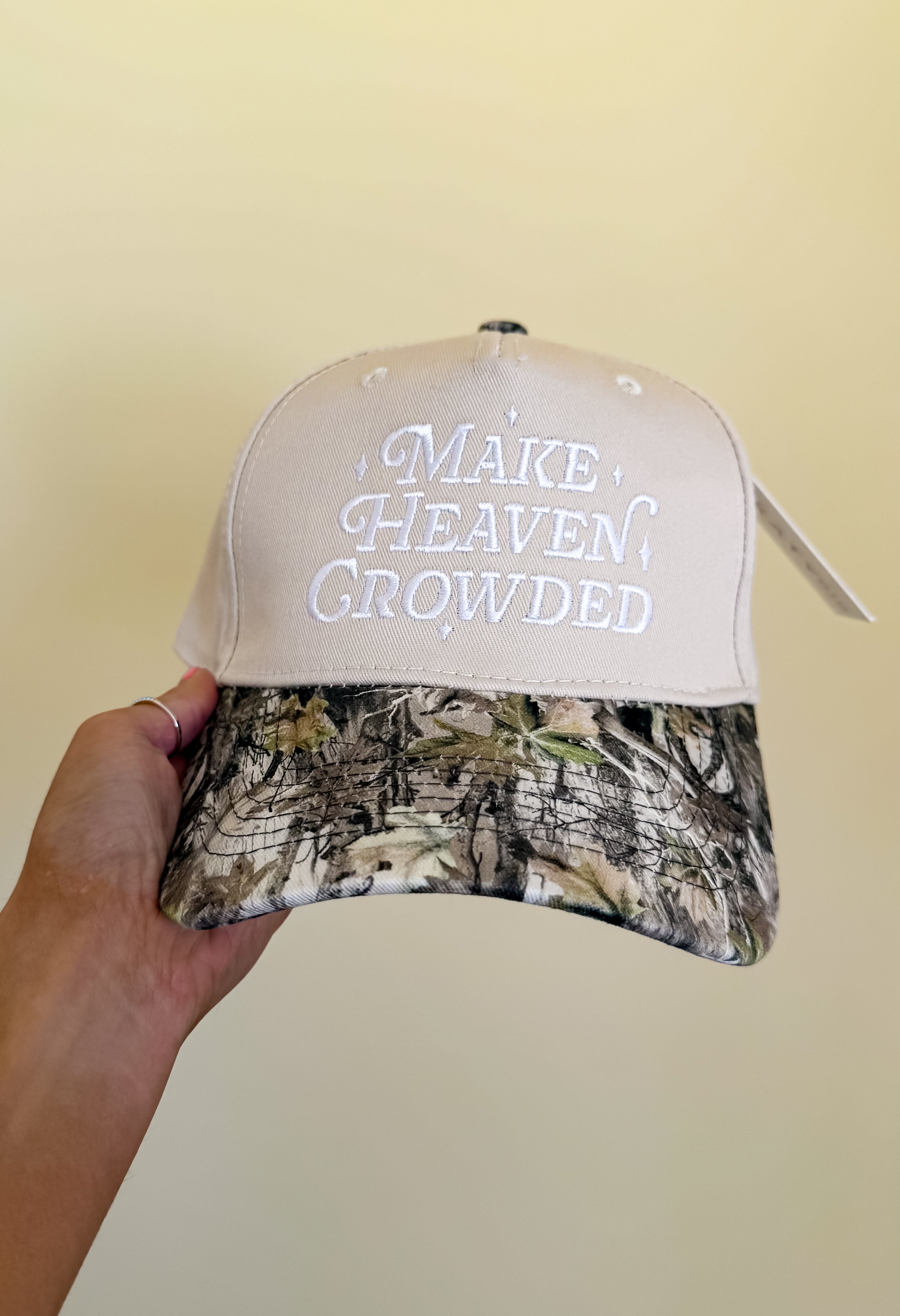 Make Heaven Crowded Hat (two color options)