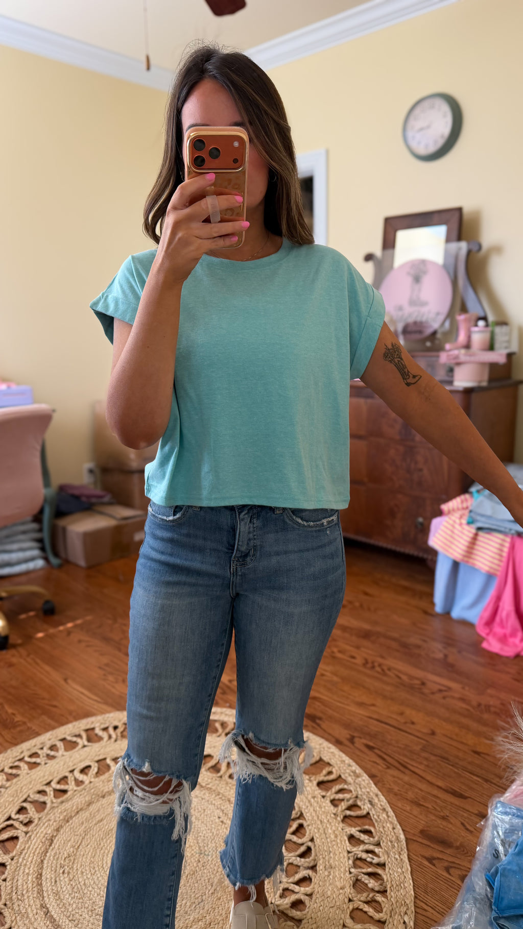 The Effortless Crop Tee