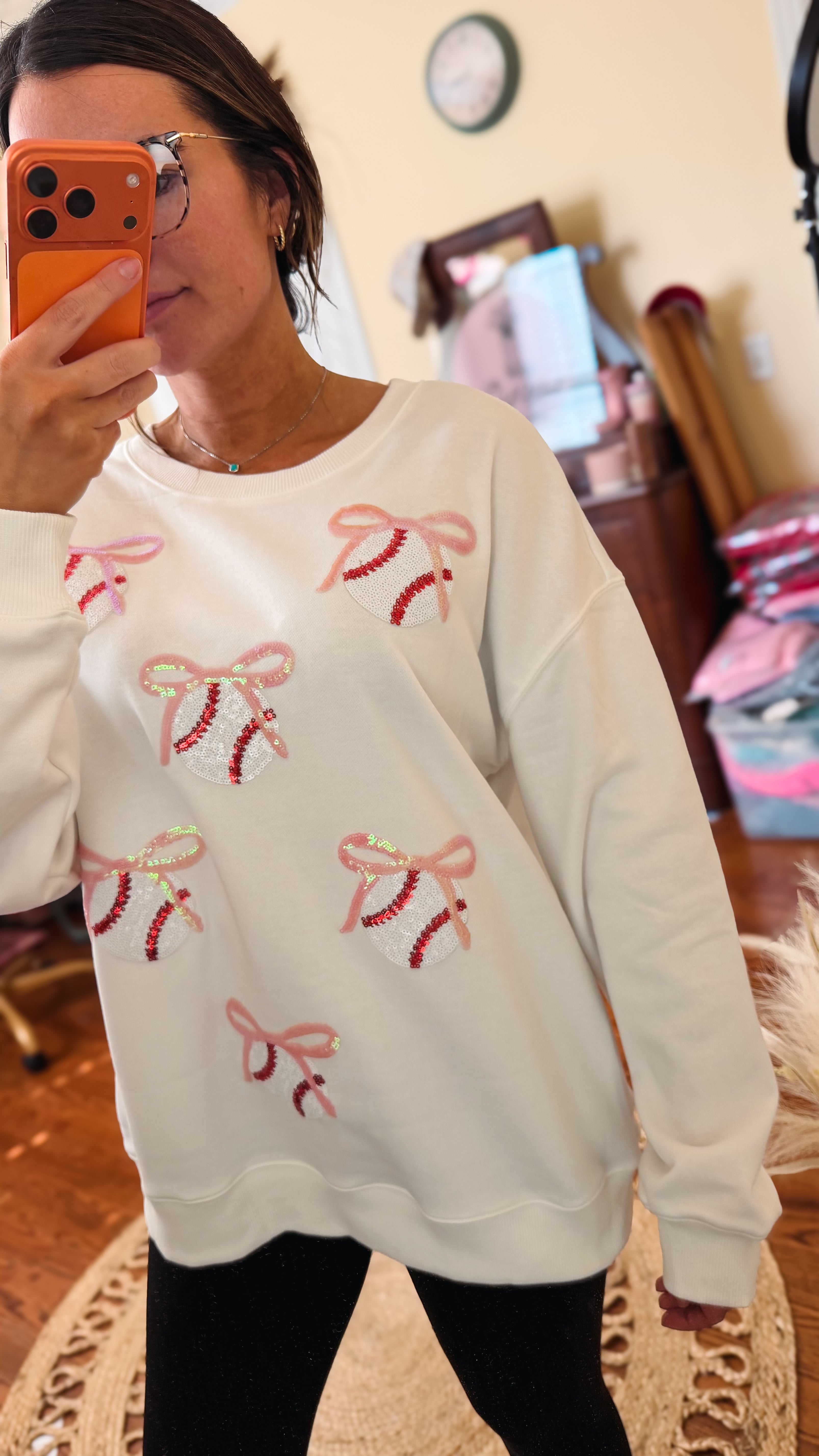 Diamond Darlin Baseball Pullover