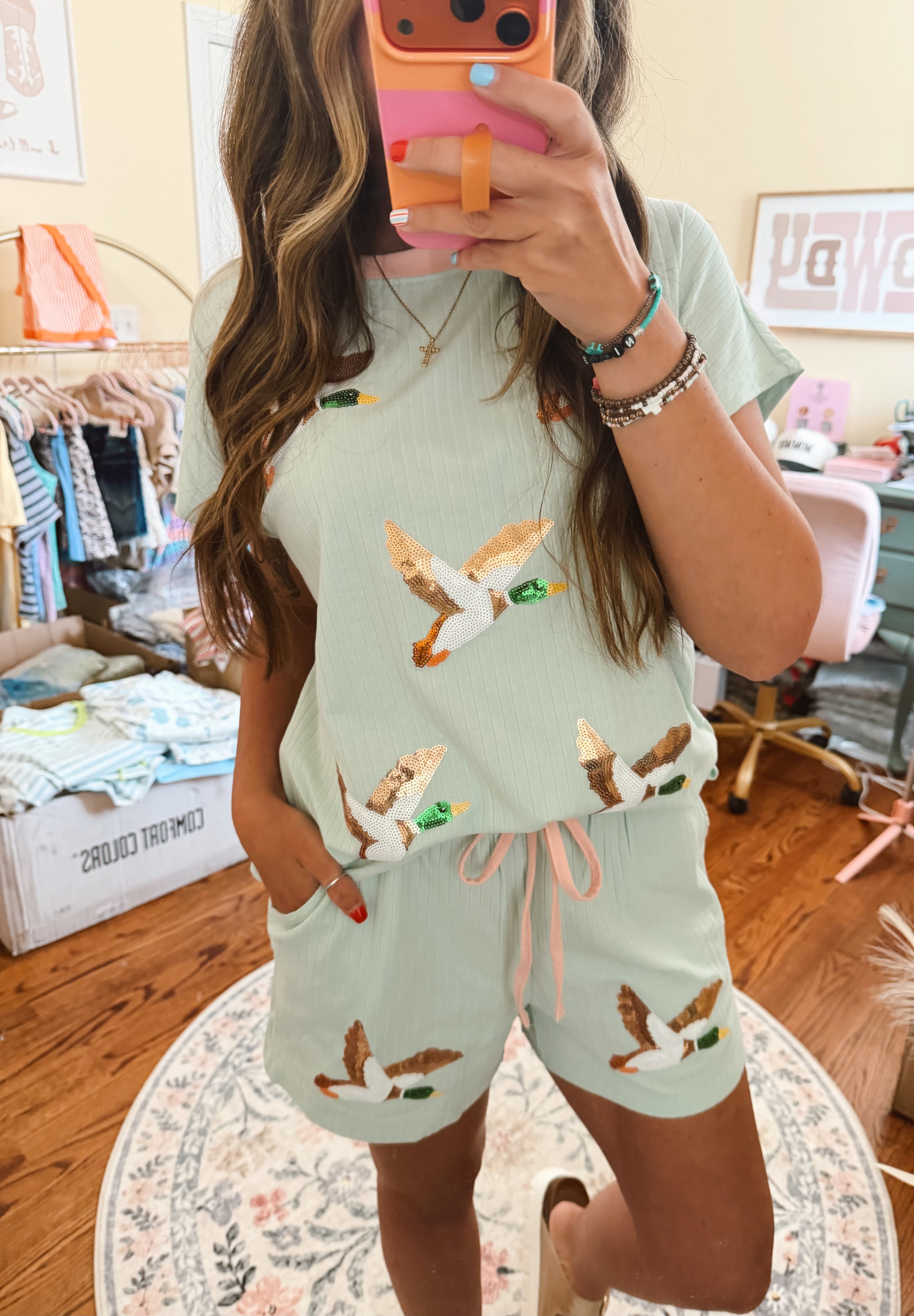 Blush and Mallards Set