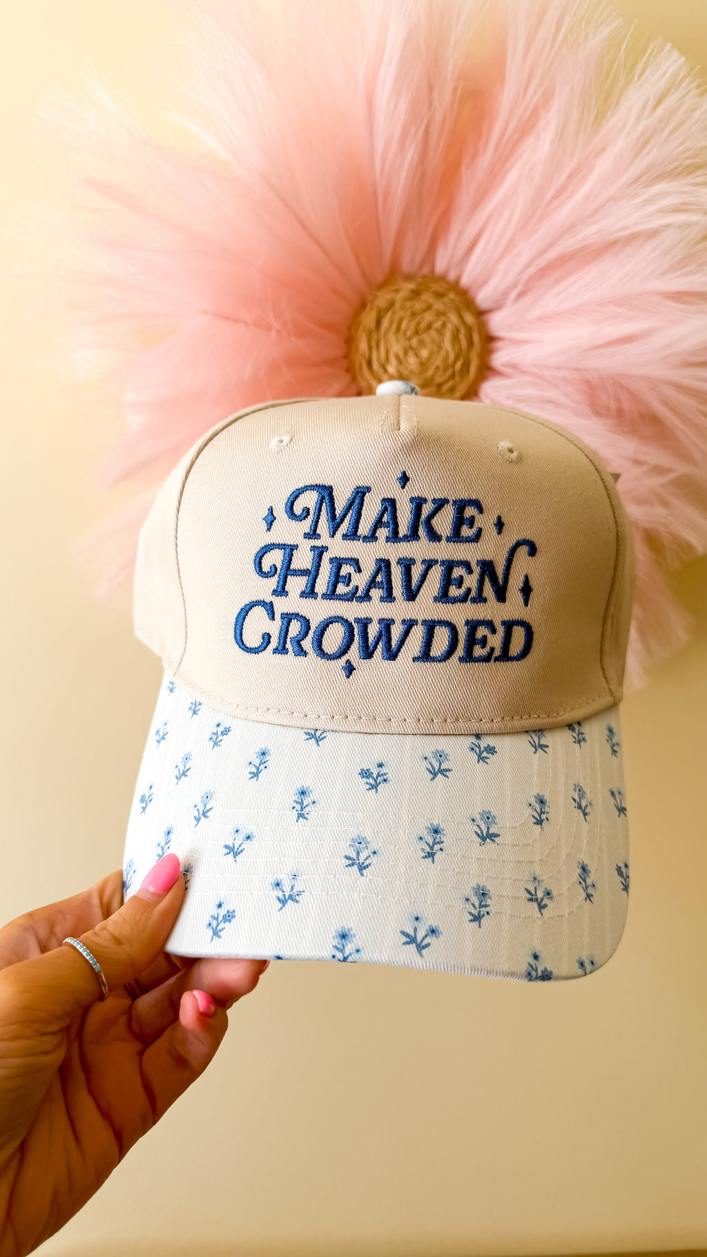 Make Heaven Crowded Hat (two color options)