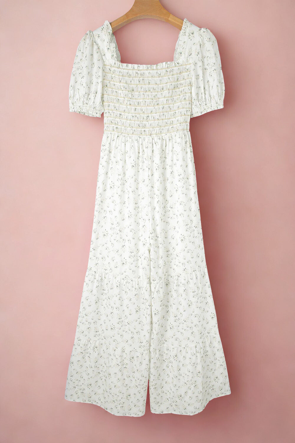 Blossom Bliss Smocked Floral Jumpsuit