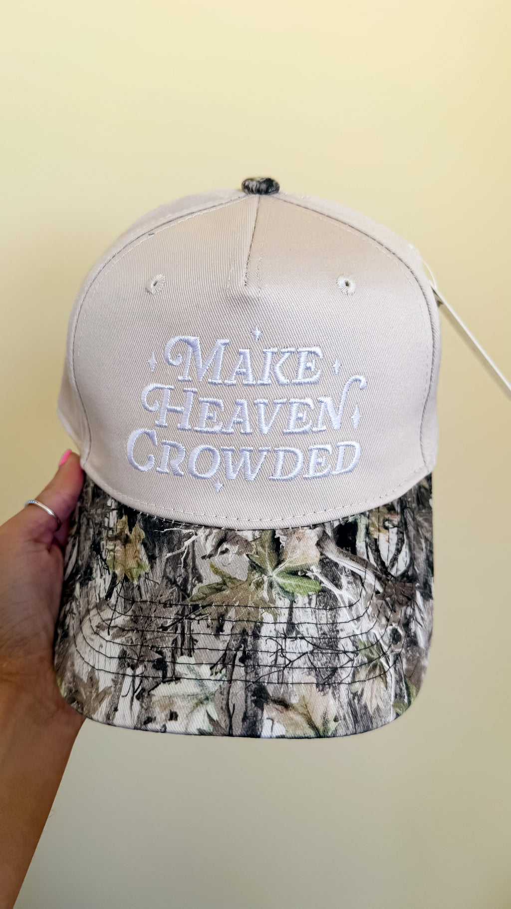 Make Heaven Crowded Hat (two color options)