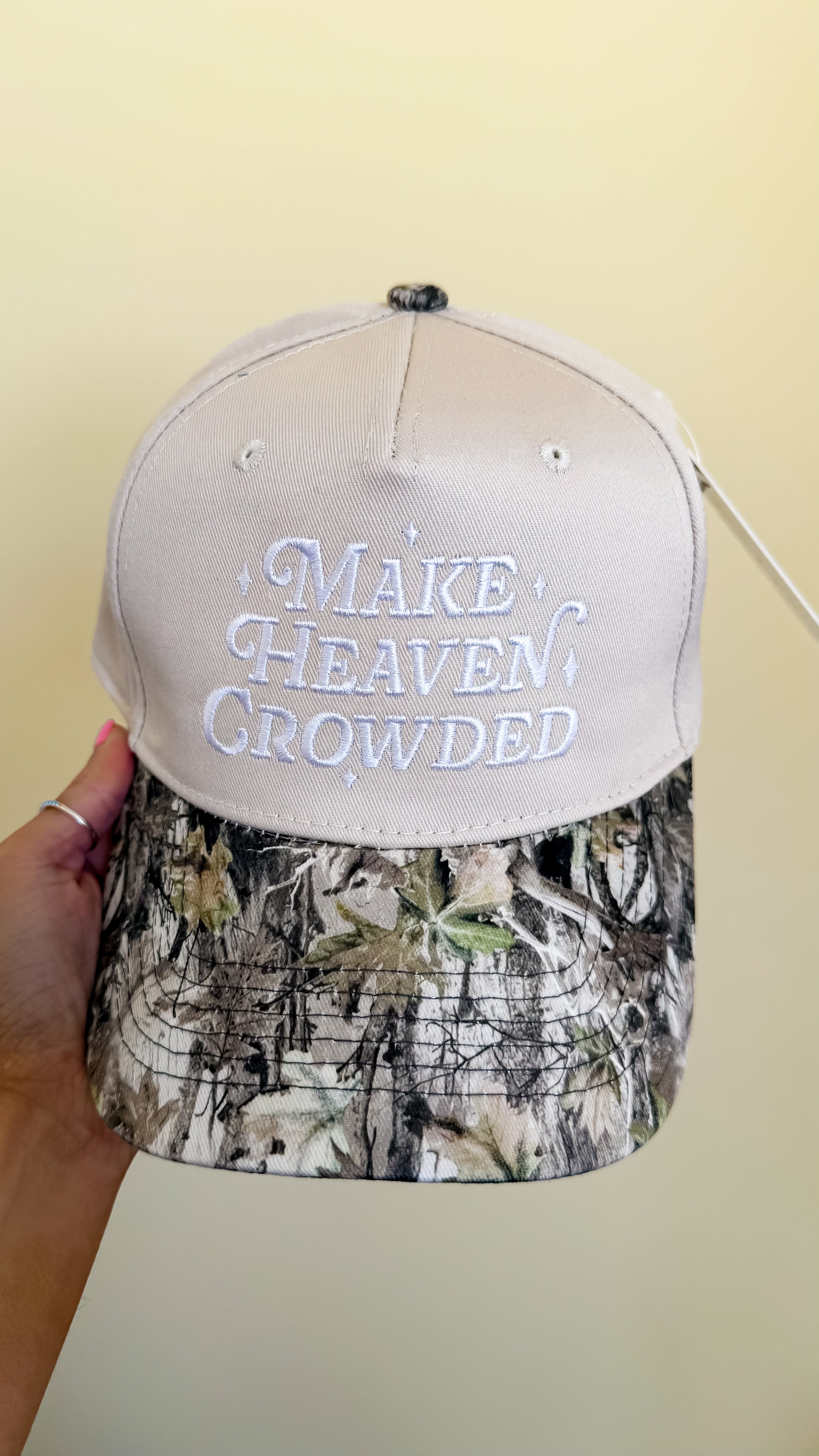 Make Heaven Crowded Hat (two color options)