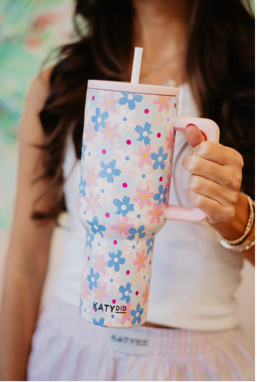 Danity Floral Tumbler