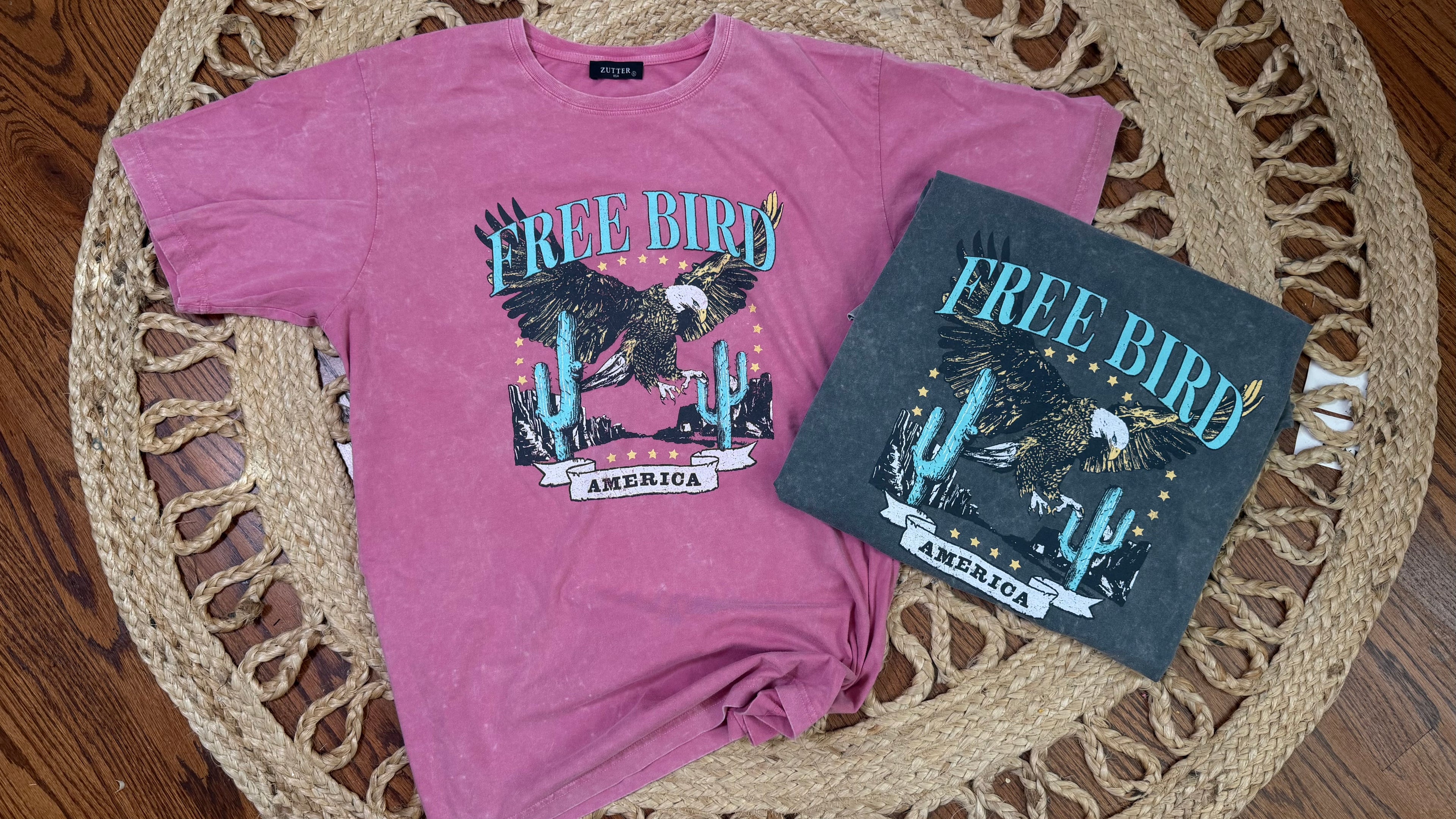 Freebird oversized graphic tee