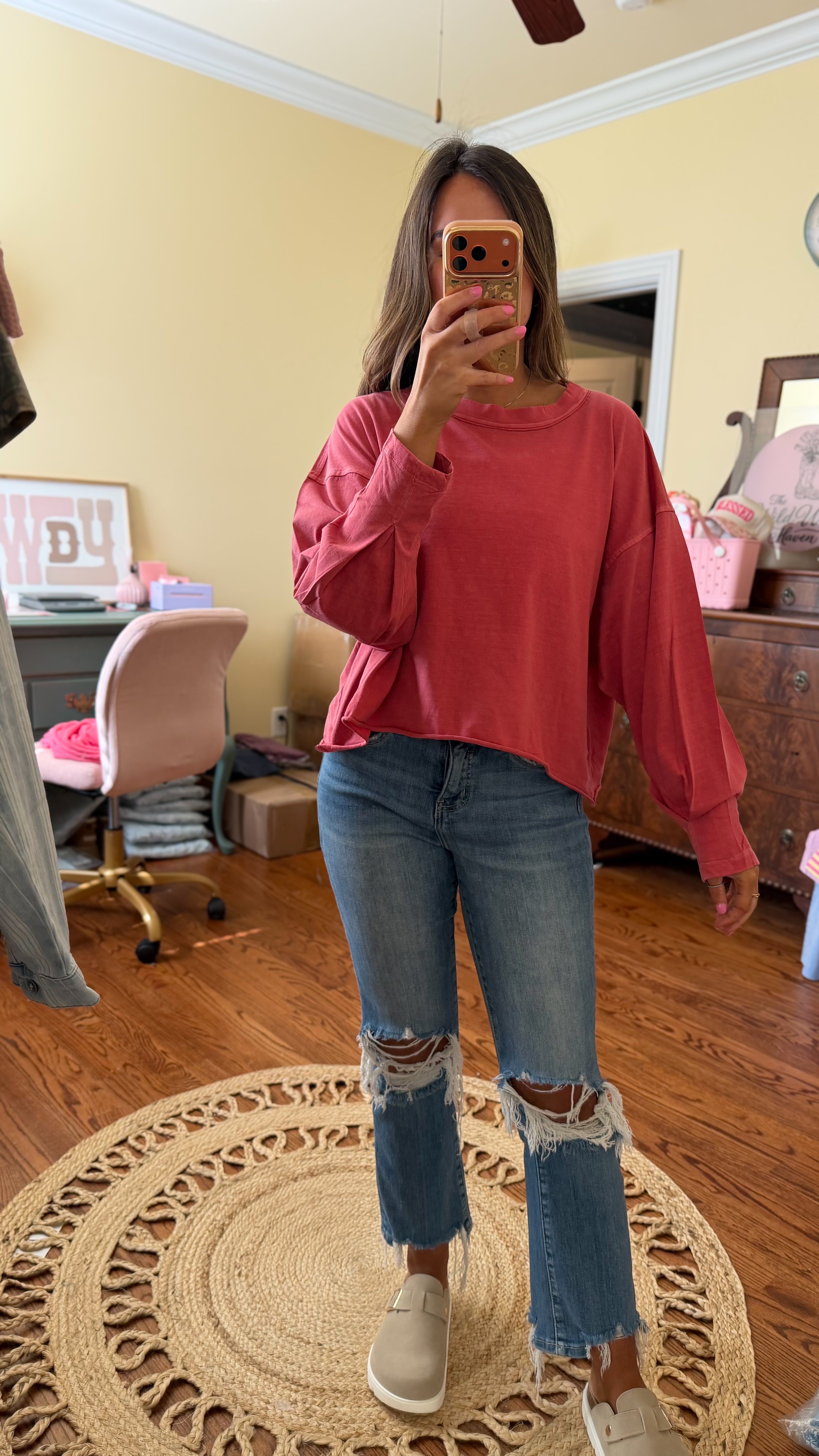 The Lived In Basic Long Sleeve Top