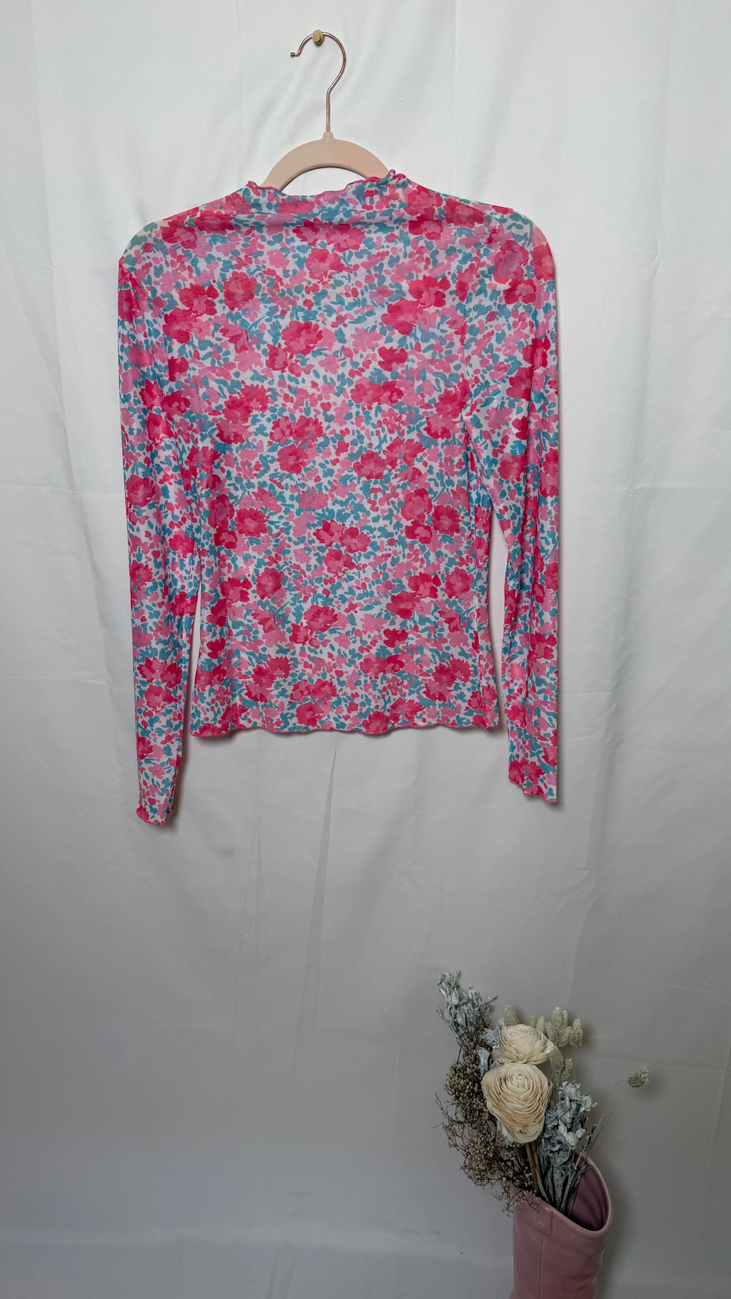 Wild Bloom Mesh Top