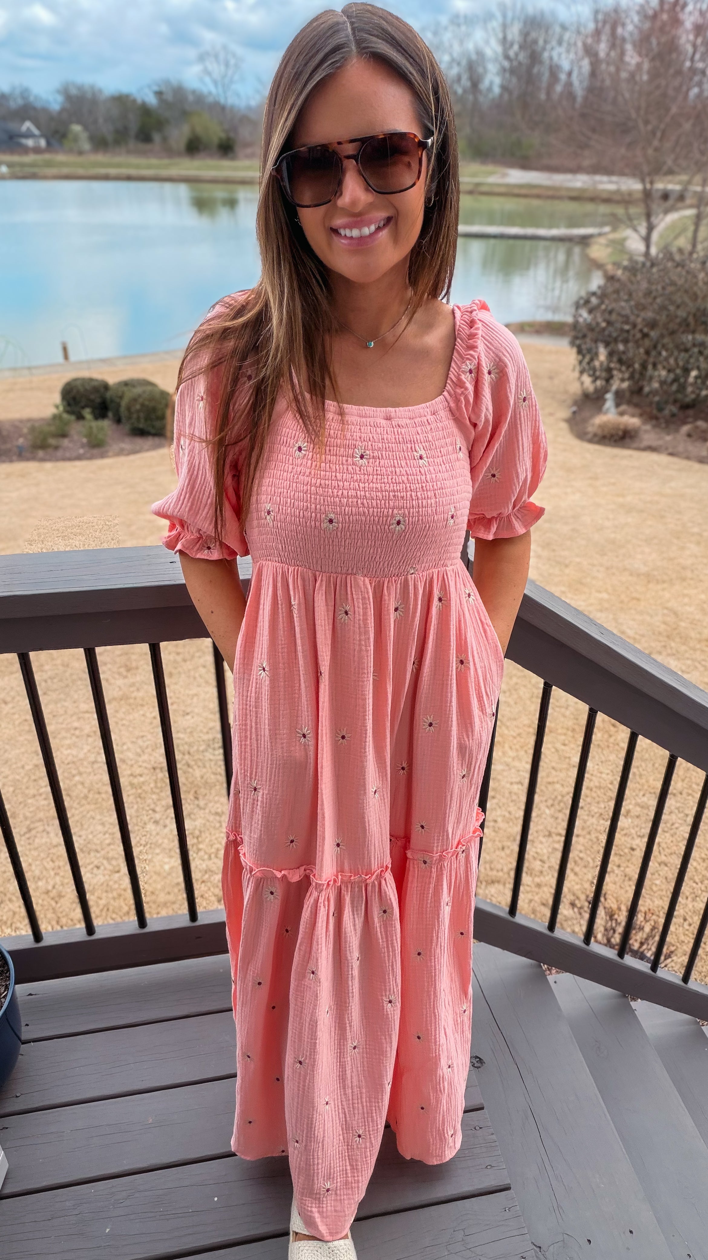 Backroad Blossom Maxi Dress