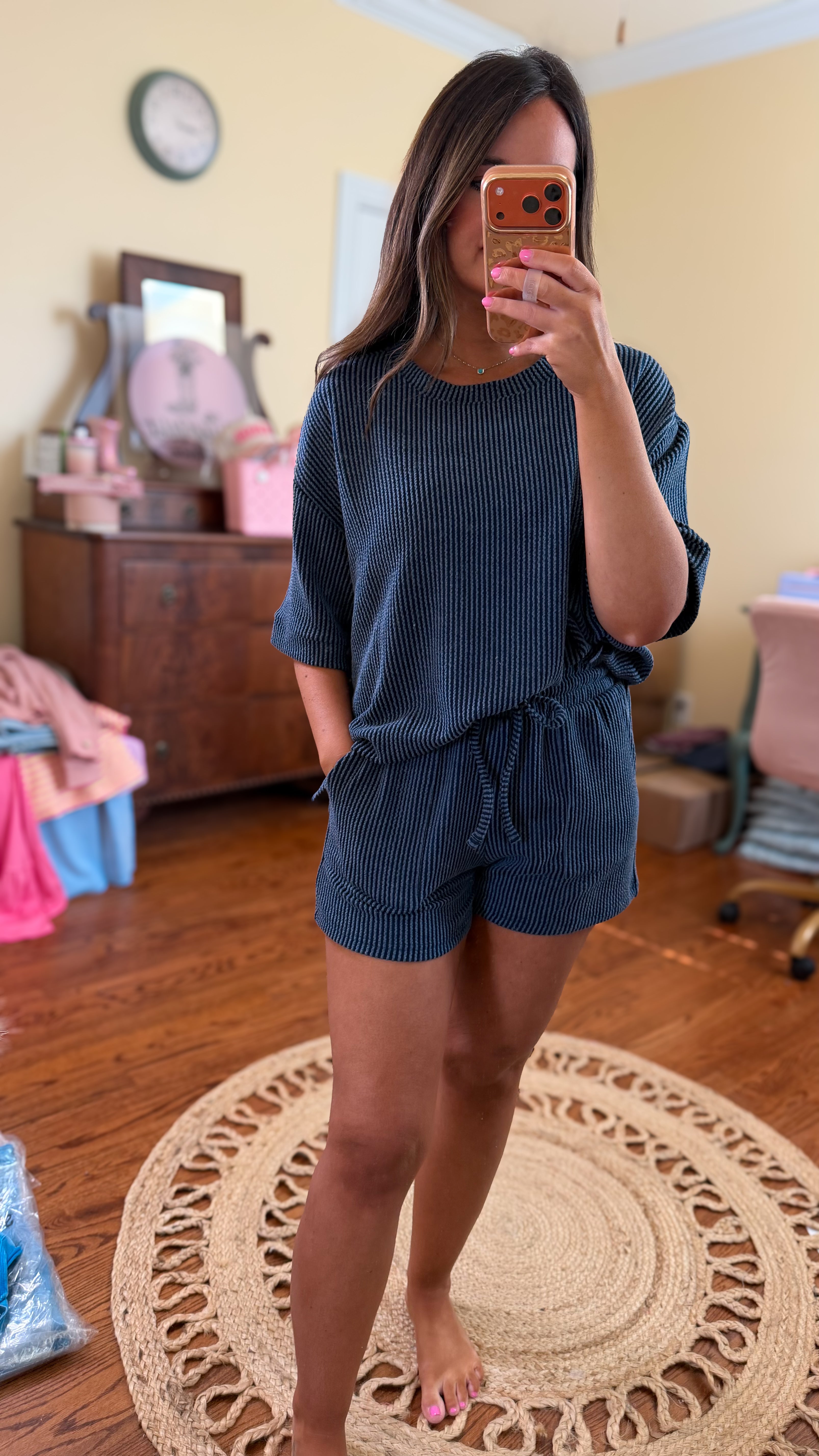Sweet and Simple Ribbed Set