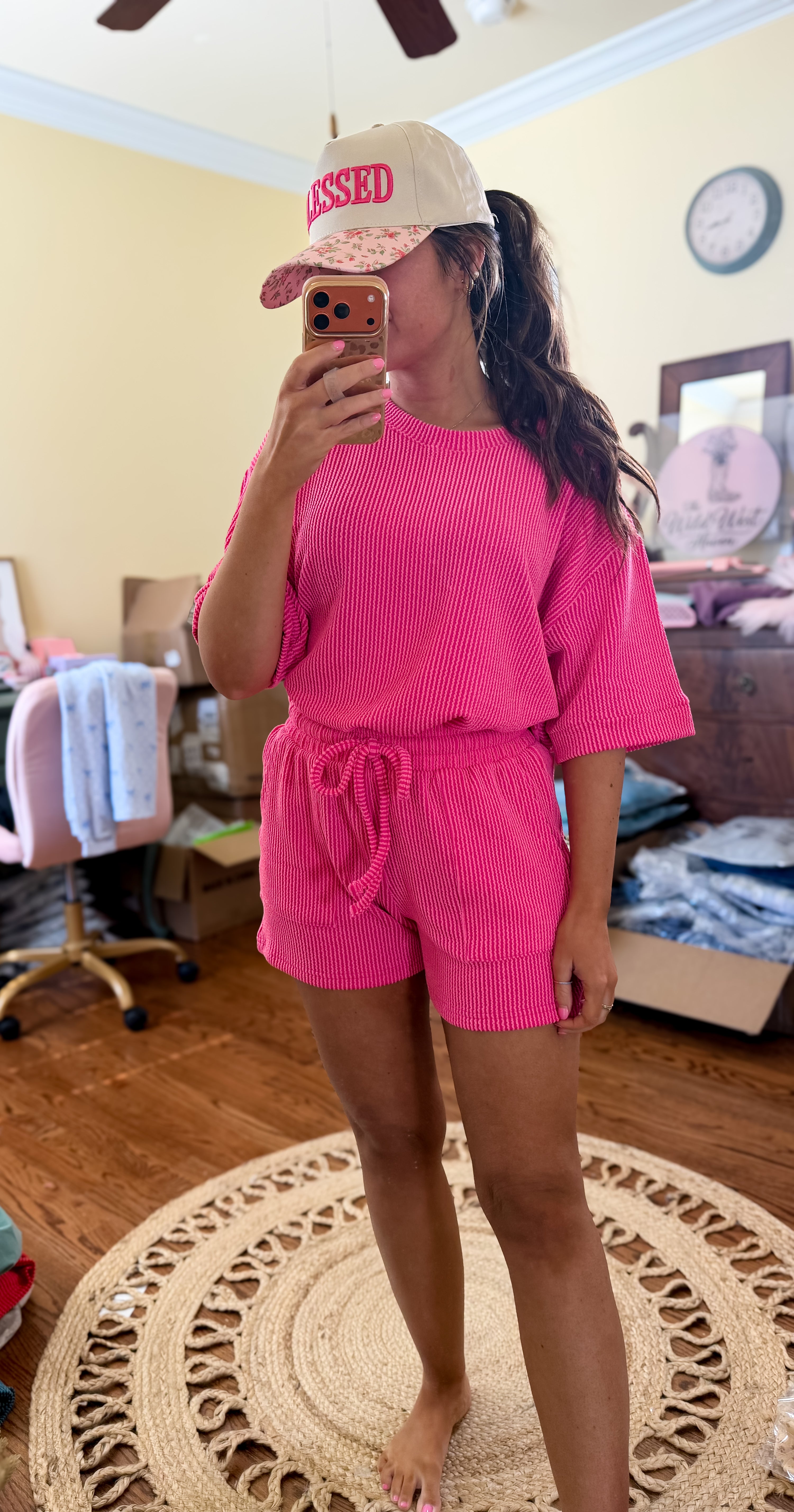 Sweet and Simple Ribbed Set