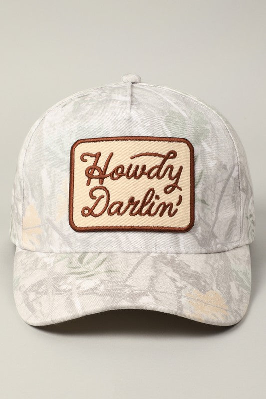 Howdy Darlin Camo Hat