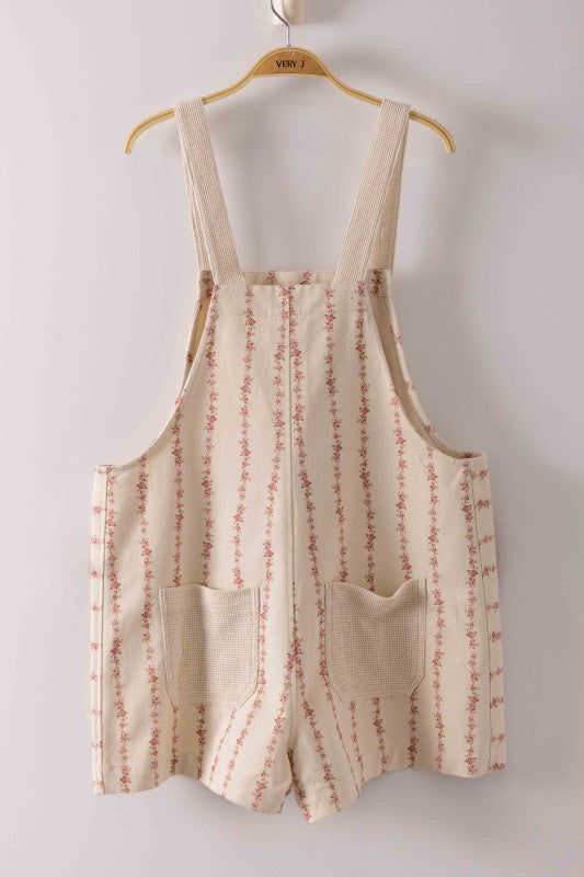 Pickin Wildflowers Overall Romper