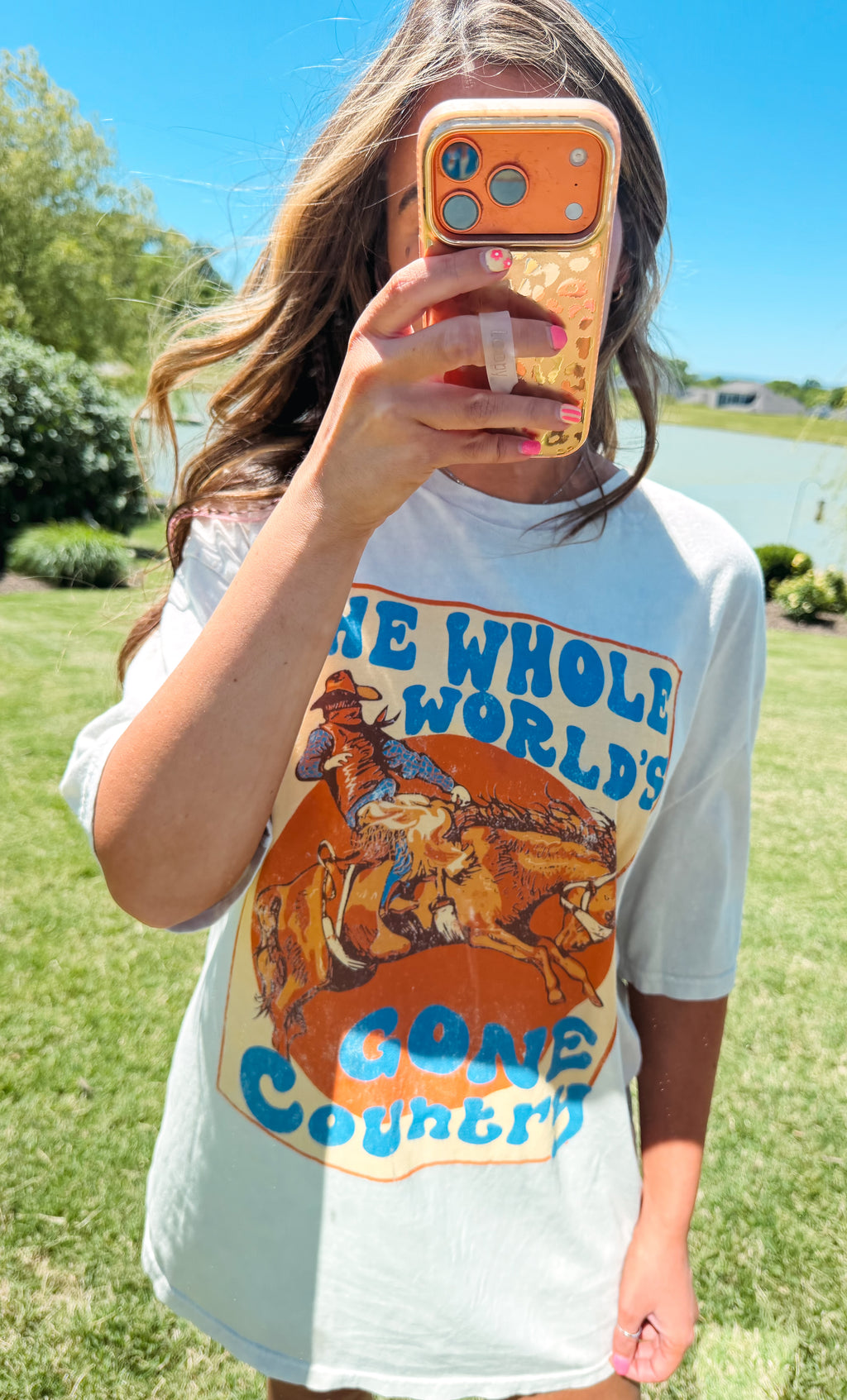 Gone Country Mineral Wash Graphic Tee
