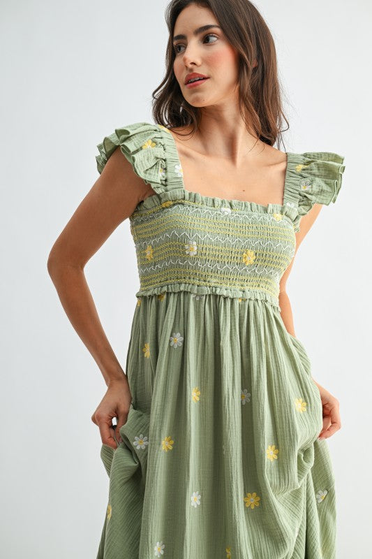 Country Meadow Maxi Dress