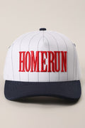 Pinstripe Homerun Baseball Hat