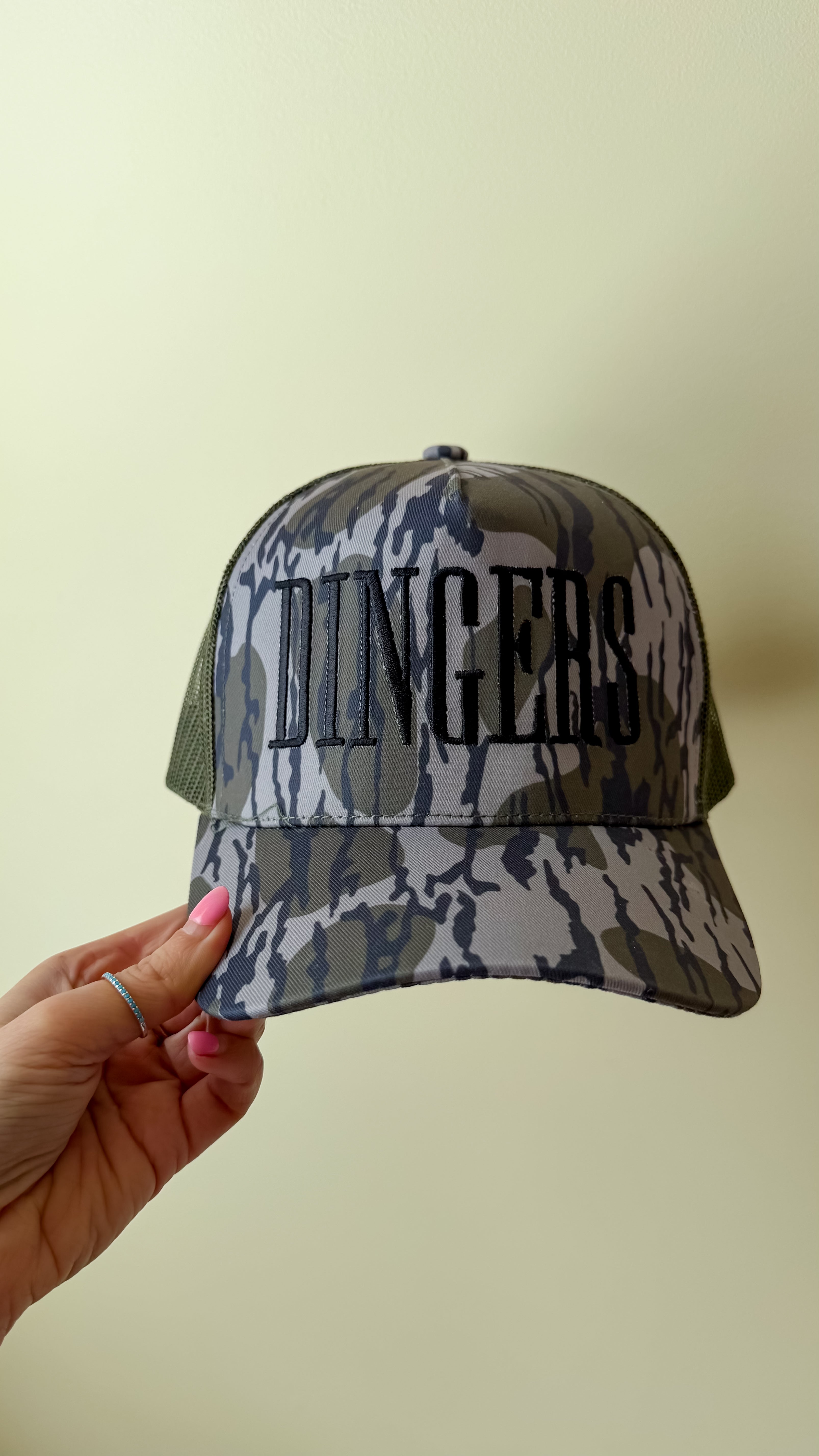 Dingers Bottomland Camo Hat
