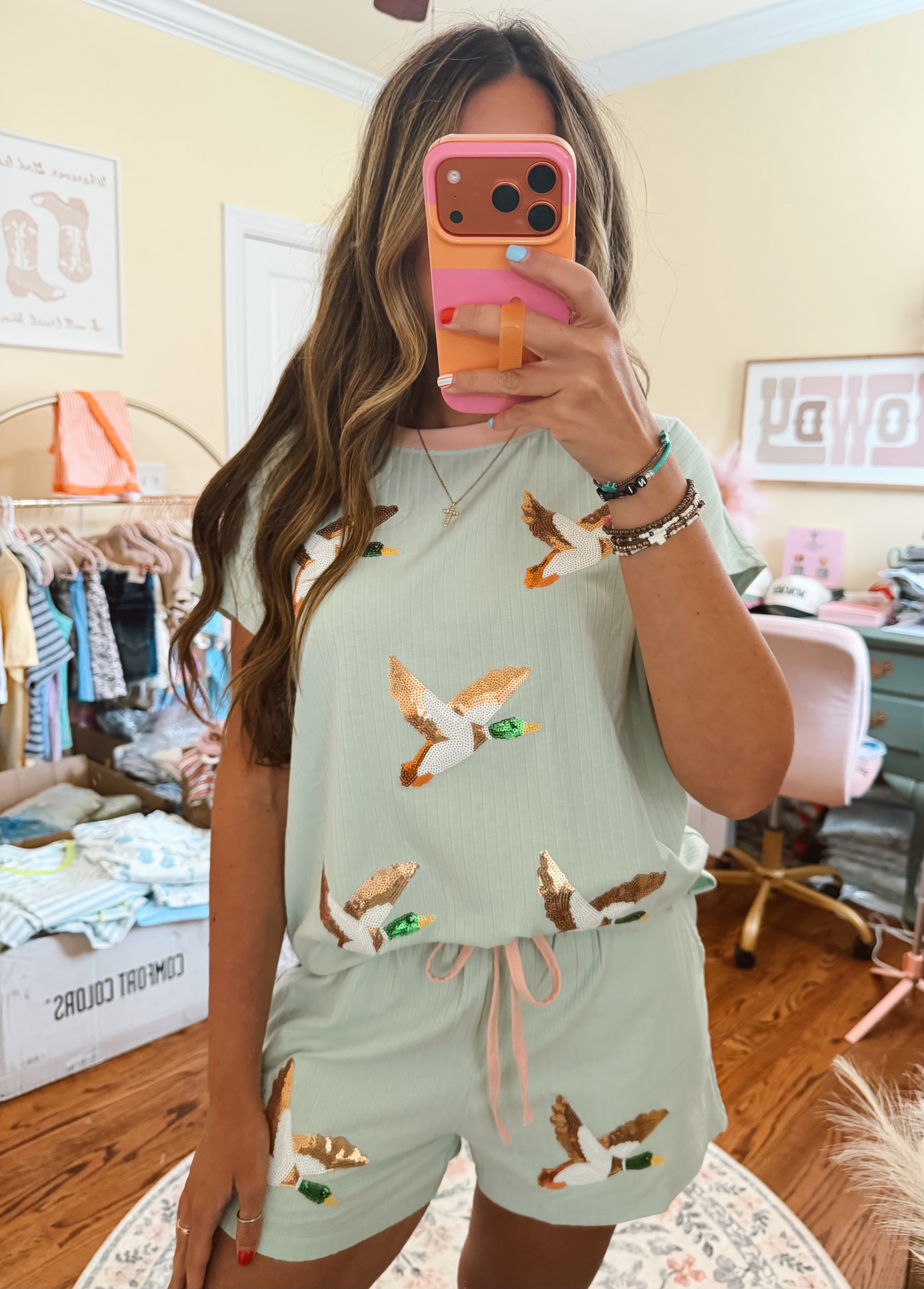 Blush and Mallards Set