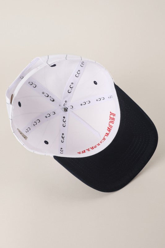 Pinstripe Homerun Baseball Hat